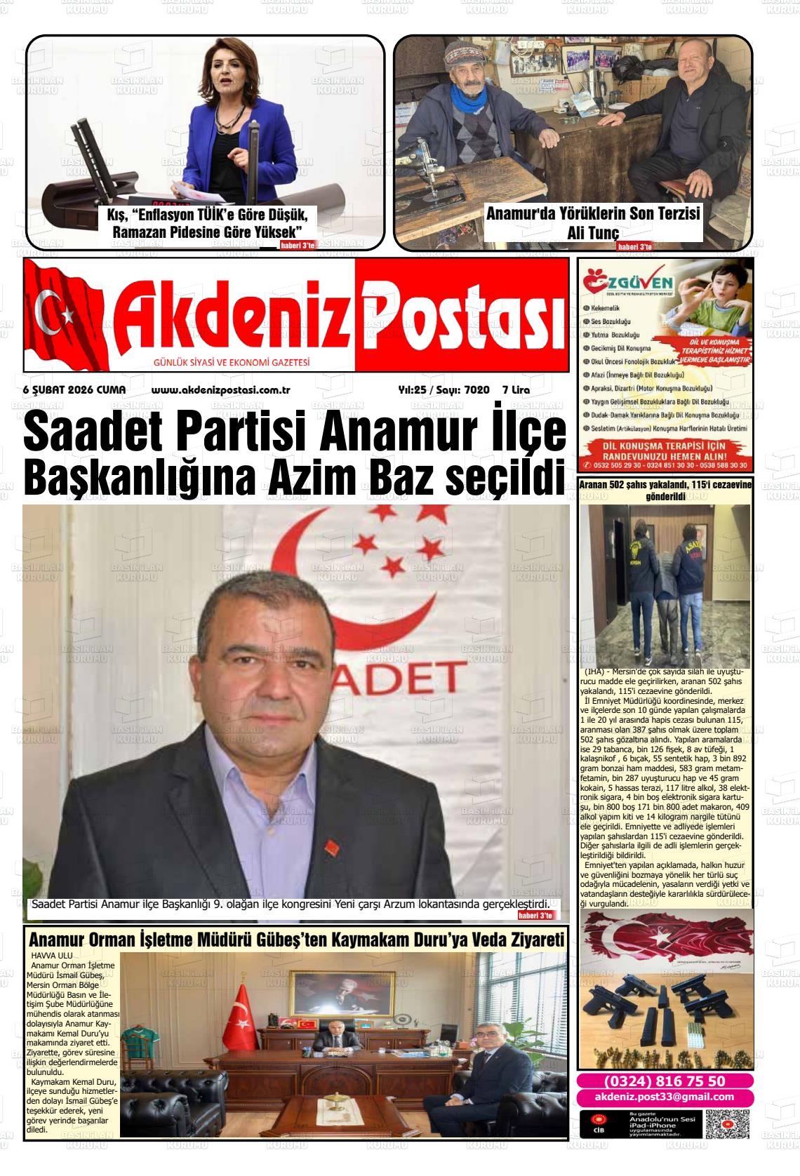 Mersin Akdenizpostasi 06.02.2026