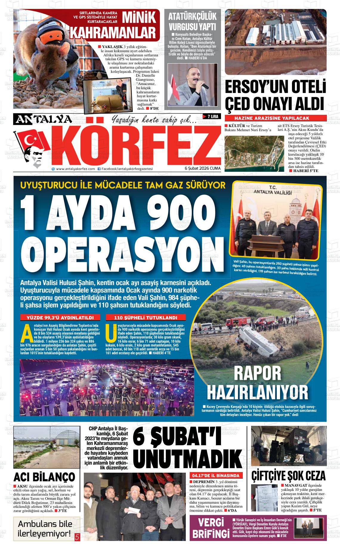 Antalya Korfez 06.02.2026