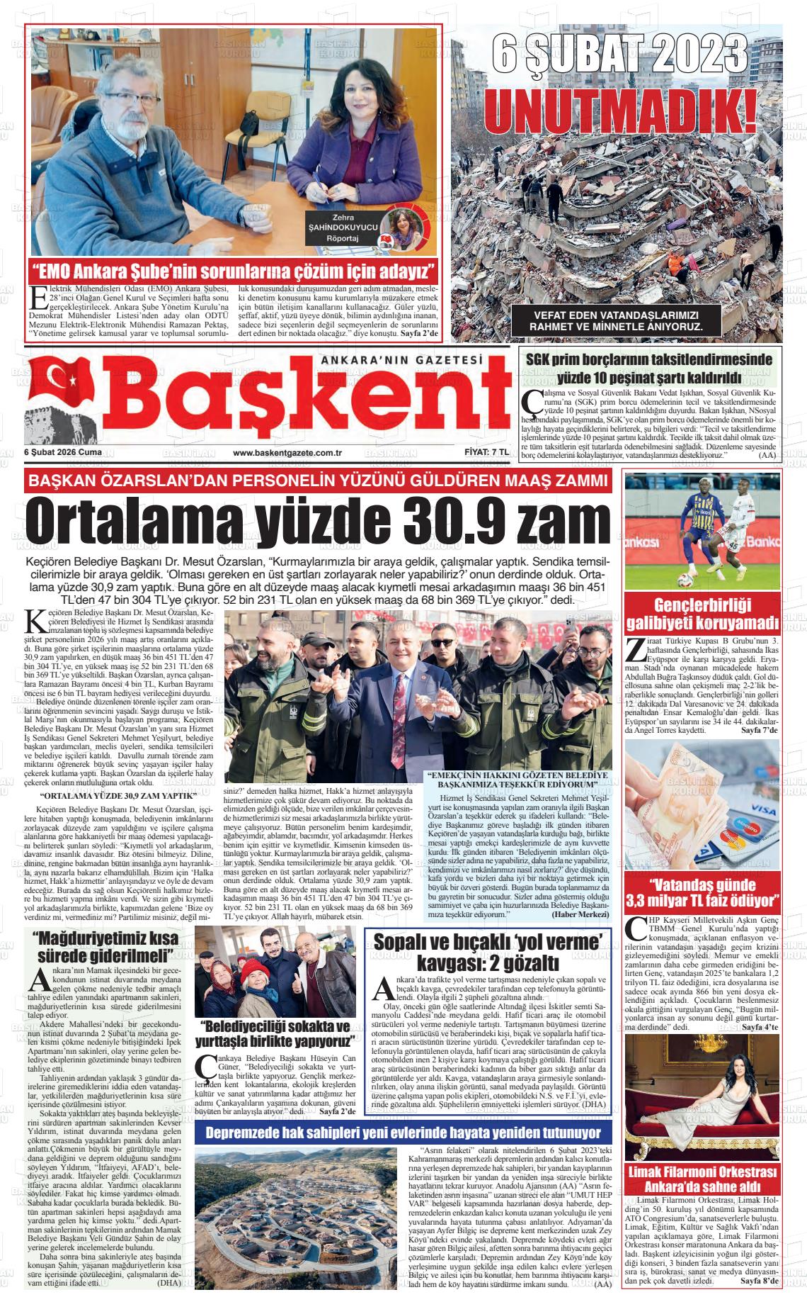 Ankara Baskent 06.02.2026
