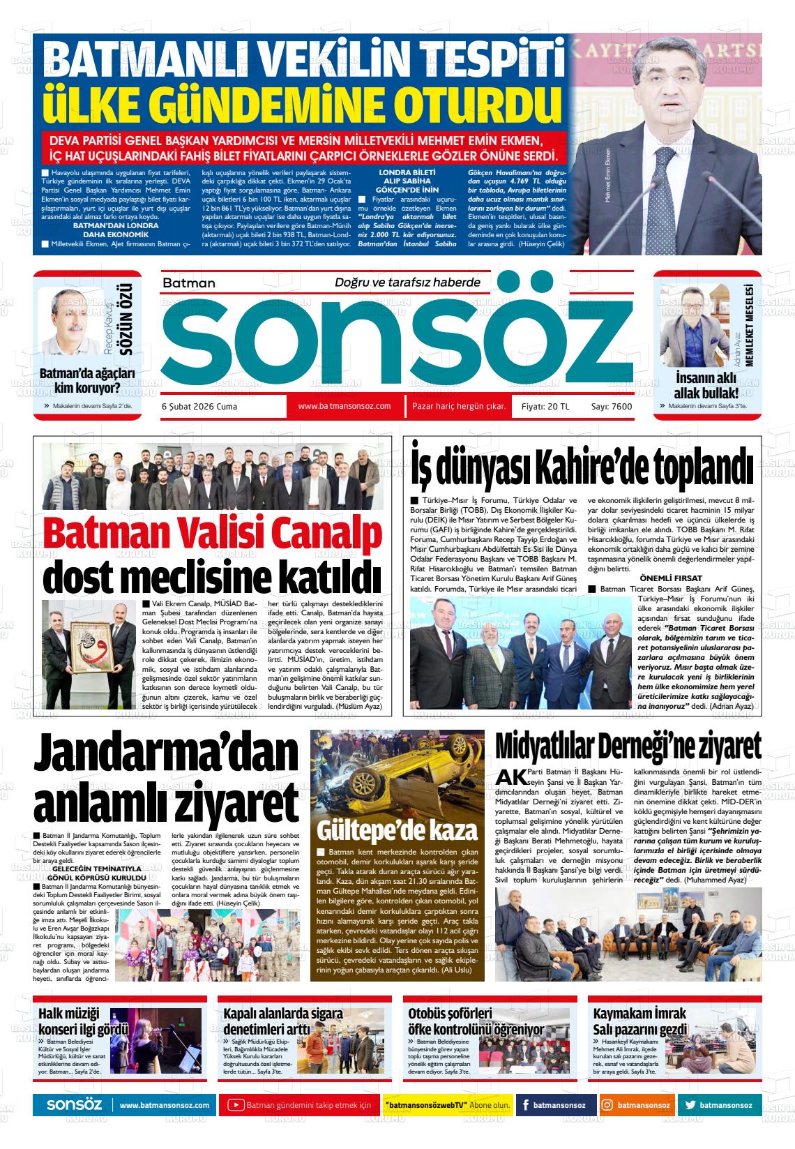 Batman Sonsoz 06.02.2026