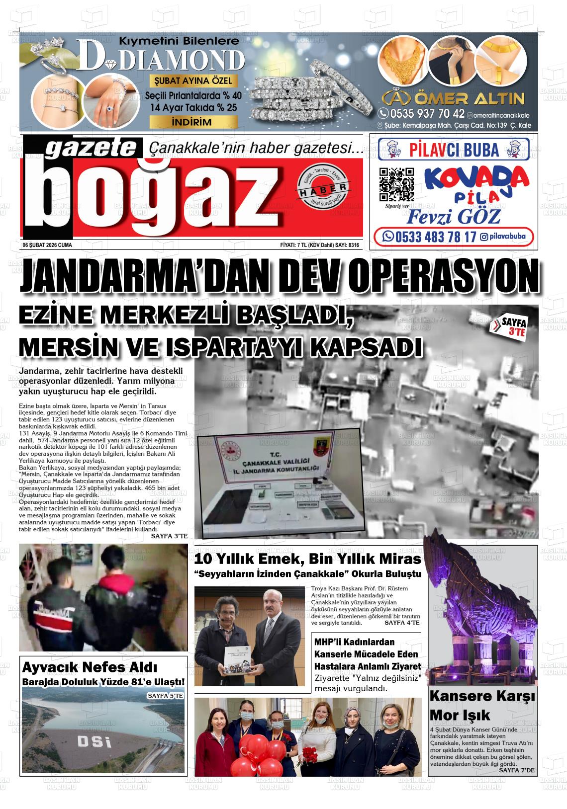 Canakkale Bogaz 06.02.2026