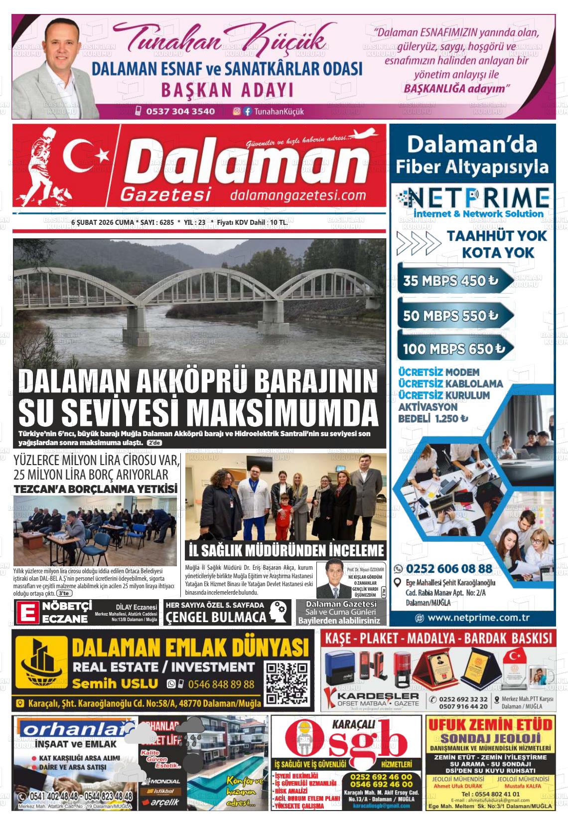 Mugla Dalaman 06.02.2026