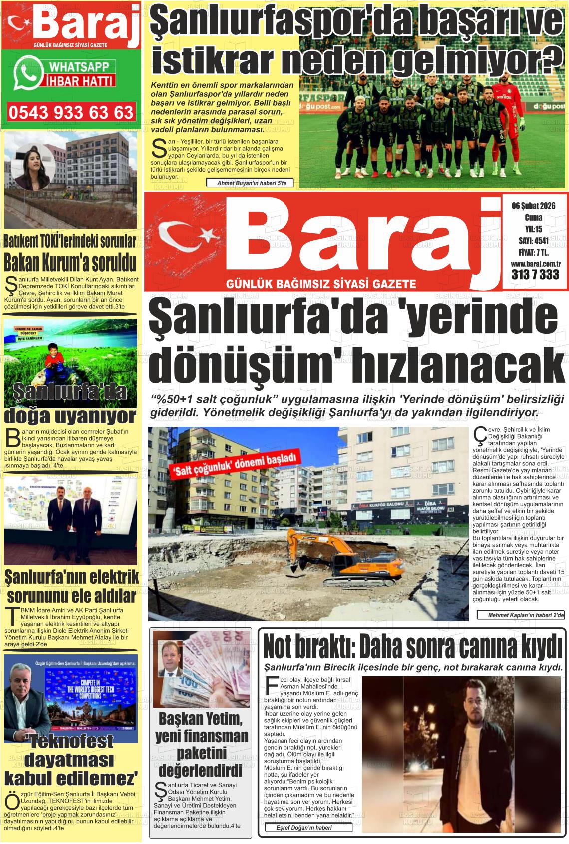 Sanliurfa Dundenbugunesafak 06.02.2026