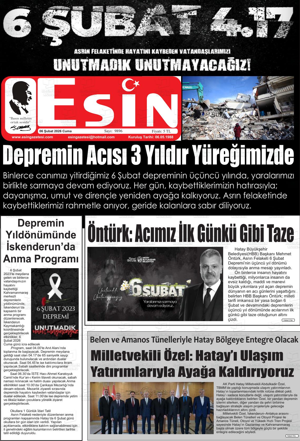 Hatay Esin 06.02.2026