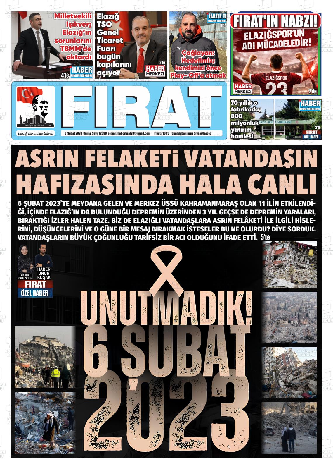 Elazig Firatgazetesi 06.02.2026