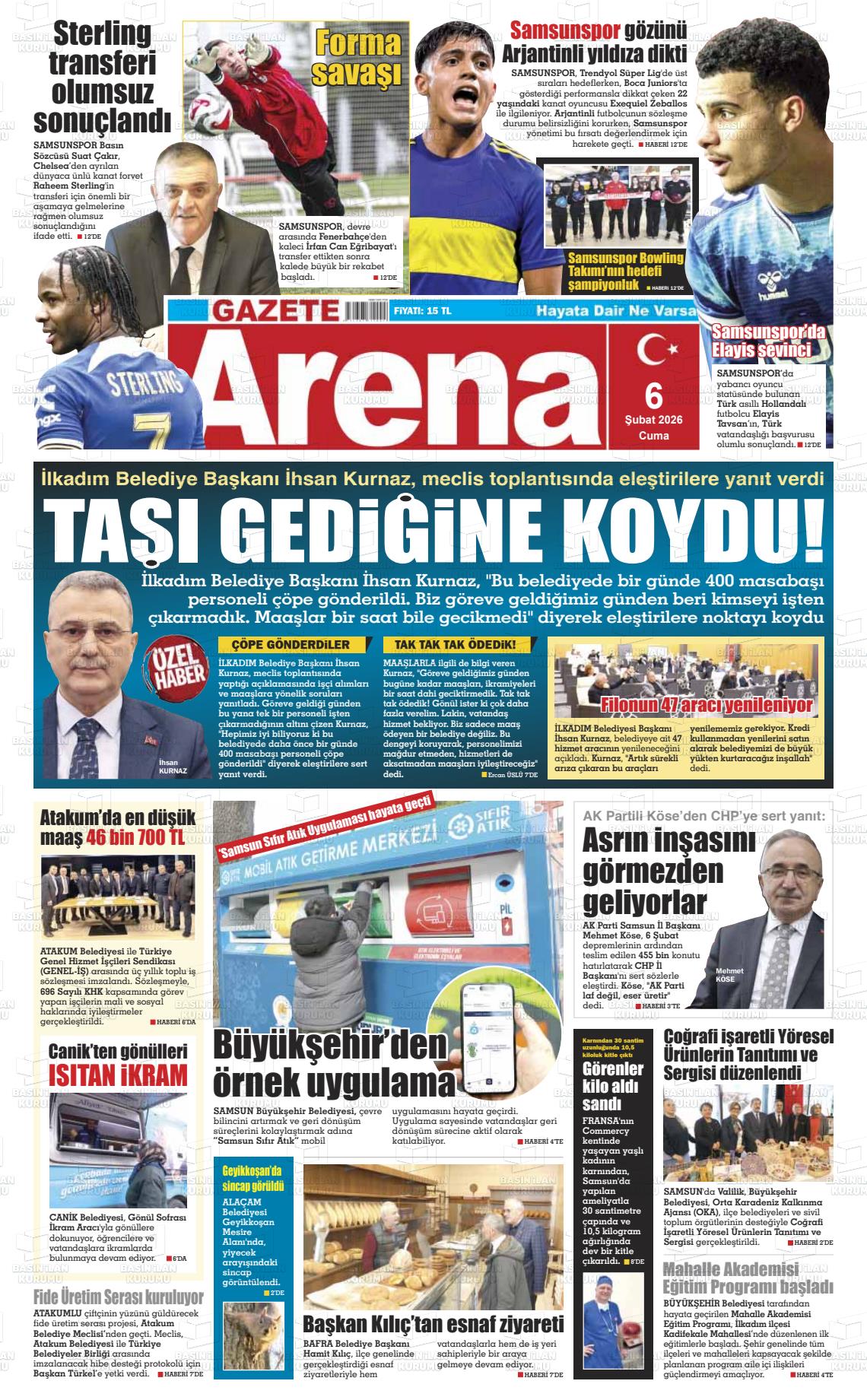 Samsun Gazetearena 06.02.2026