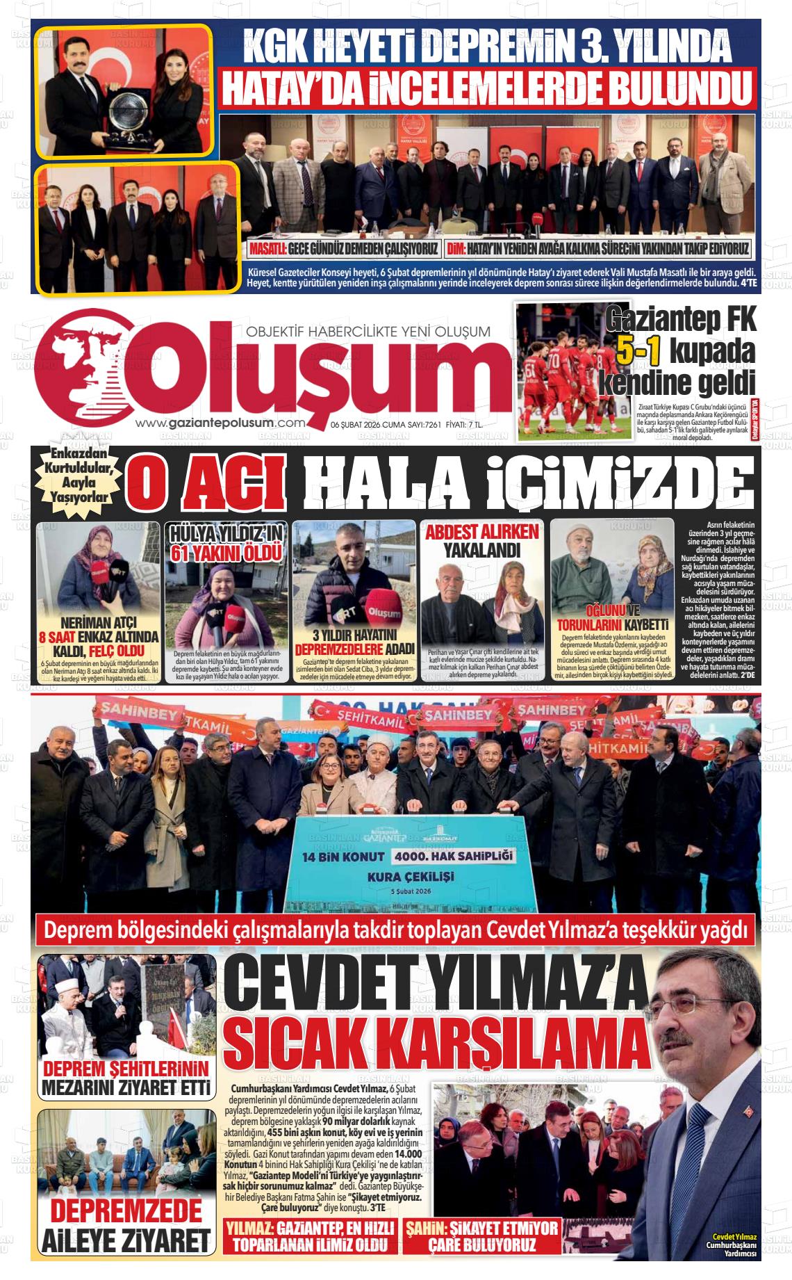 Gaziantep Olusum 06.02.2026