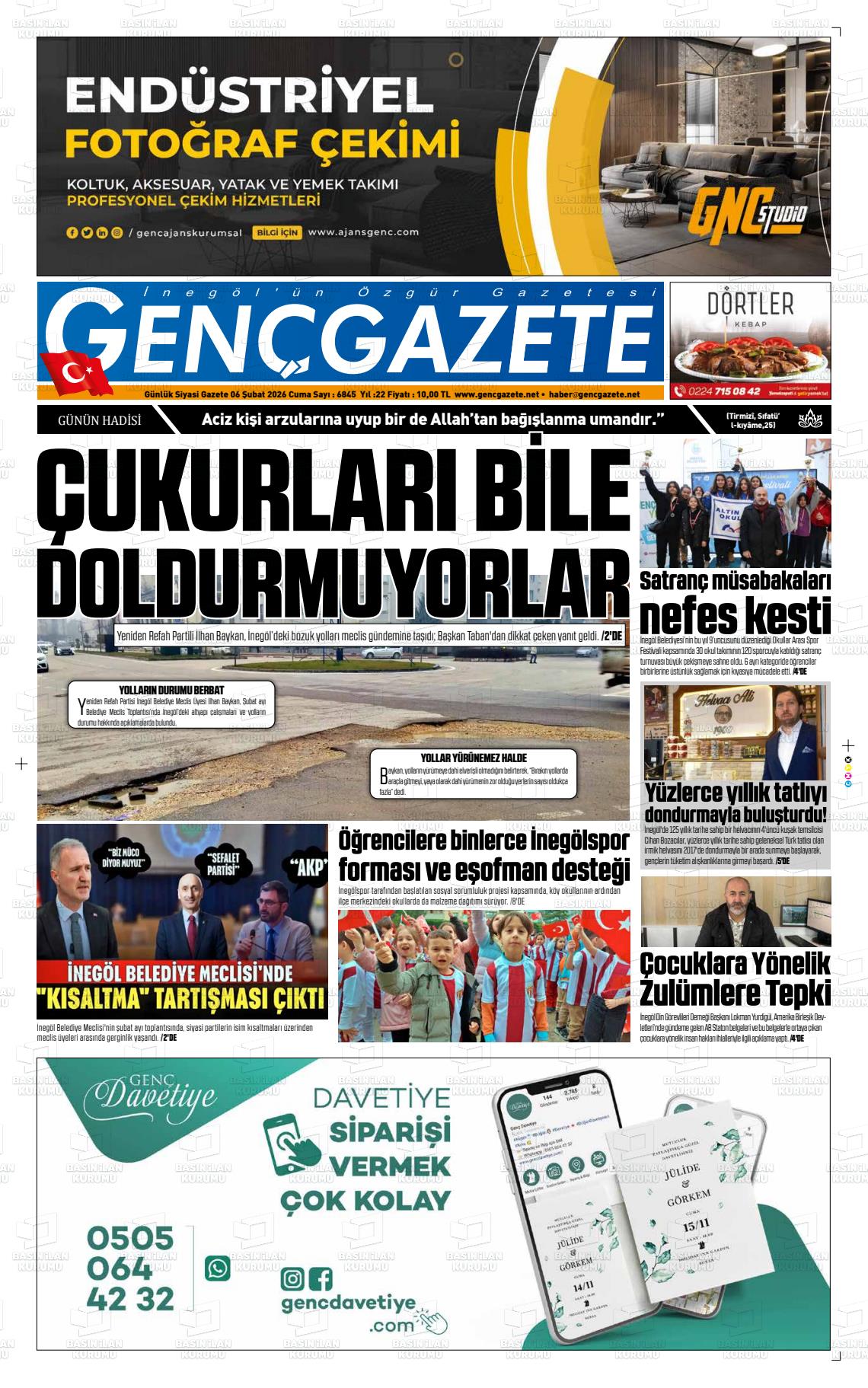 Bursa Gencgazete 06.02.2026