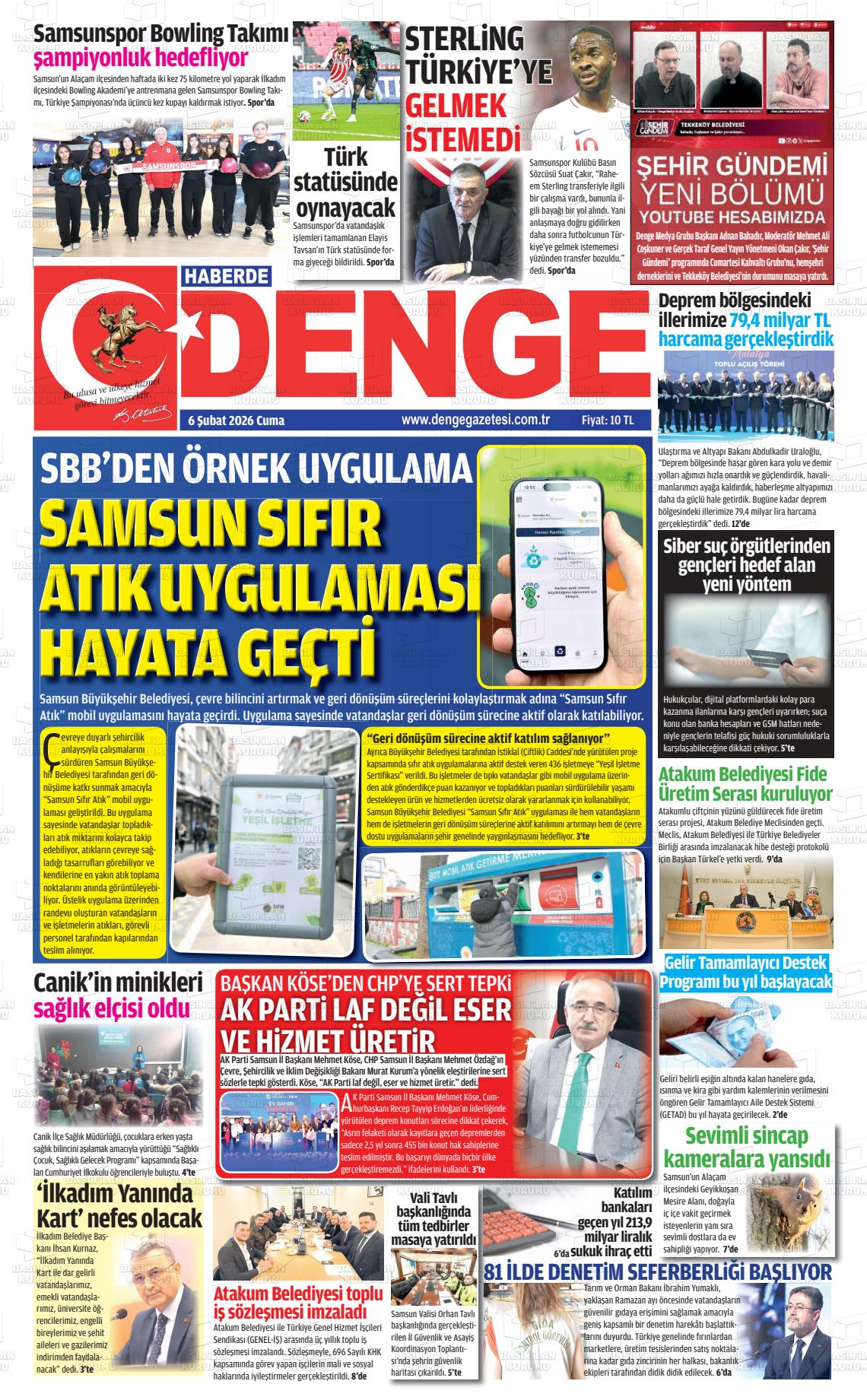 Samsun Haberdedenge 06.02.2026