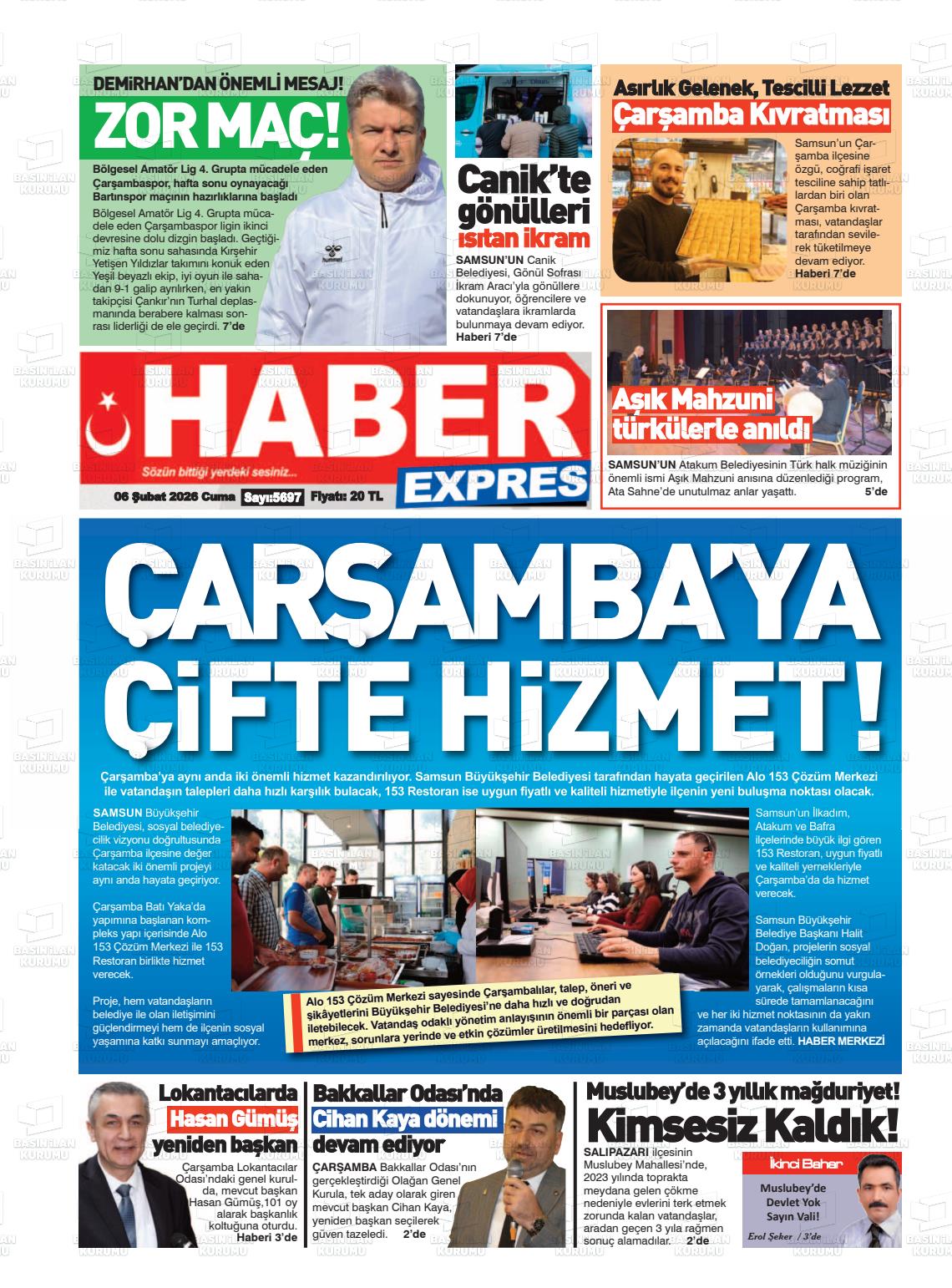 Samsun Haberexpres 06.02.2026