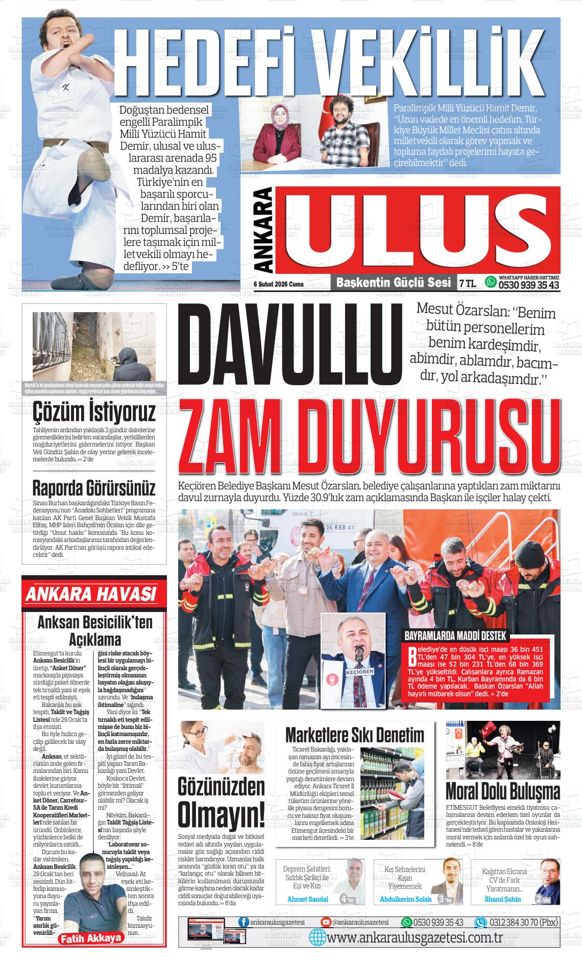 Ankara Habervaktim 06.02.2026