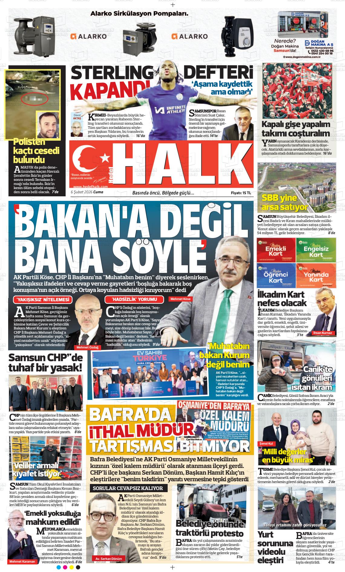 Samsun Hedefhalk 06.02.2026