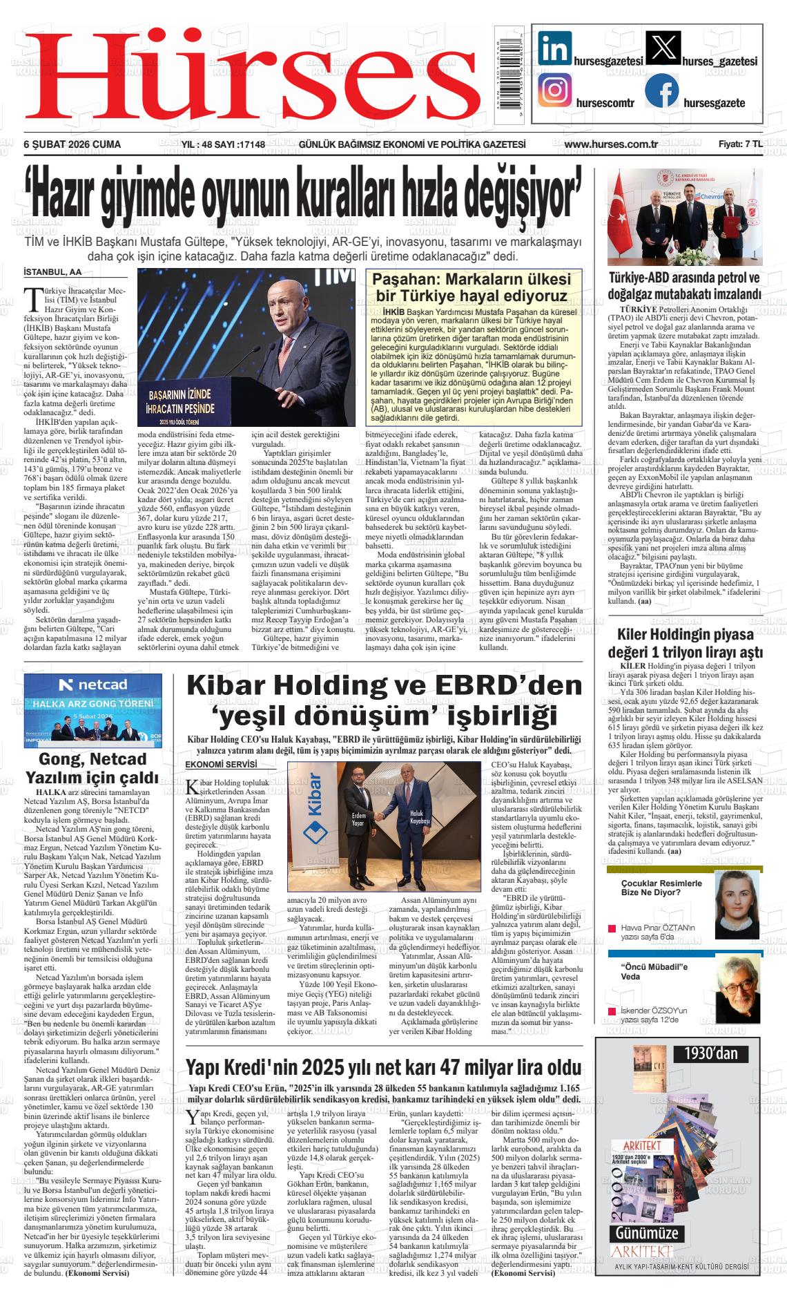 Hürses Gazetesi 06.02.2026