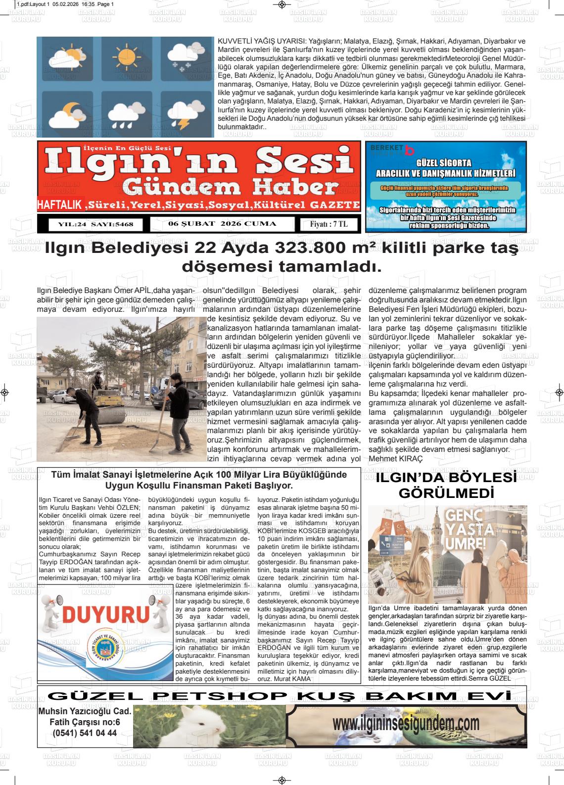 Konya Ilgininsesi 06.02.2026