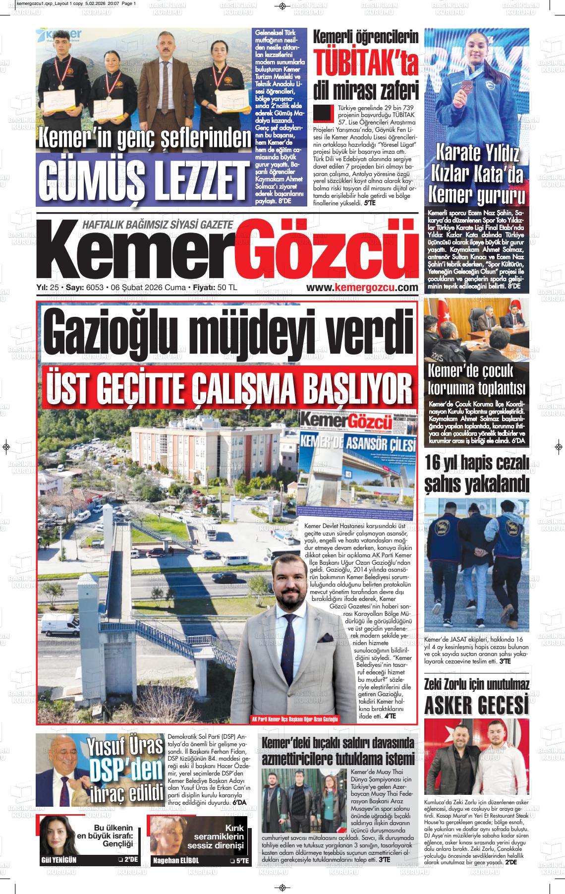 Antalya Kemergozcu 06.02.2026