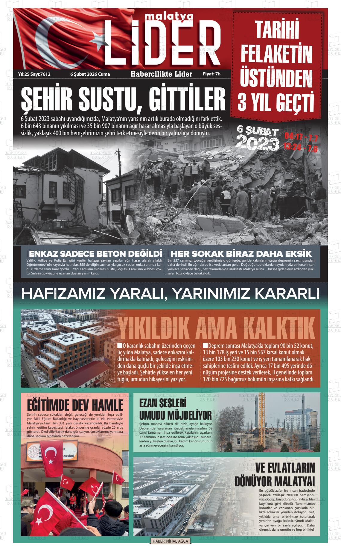 Malatya Sonsoz 06.02.2026