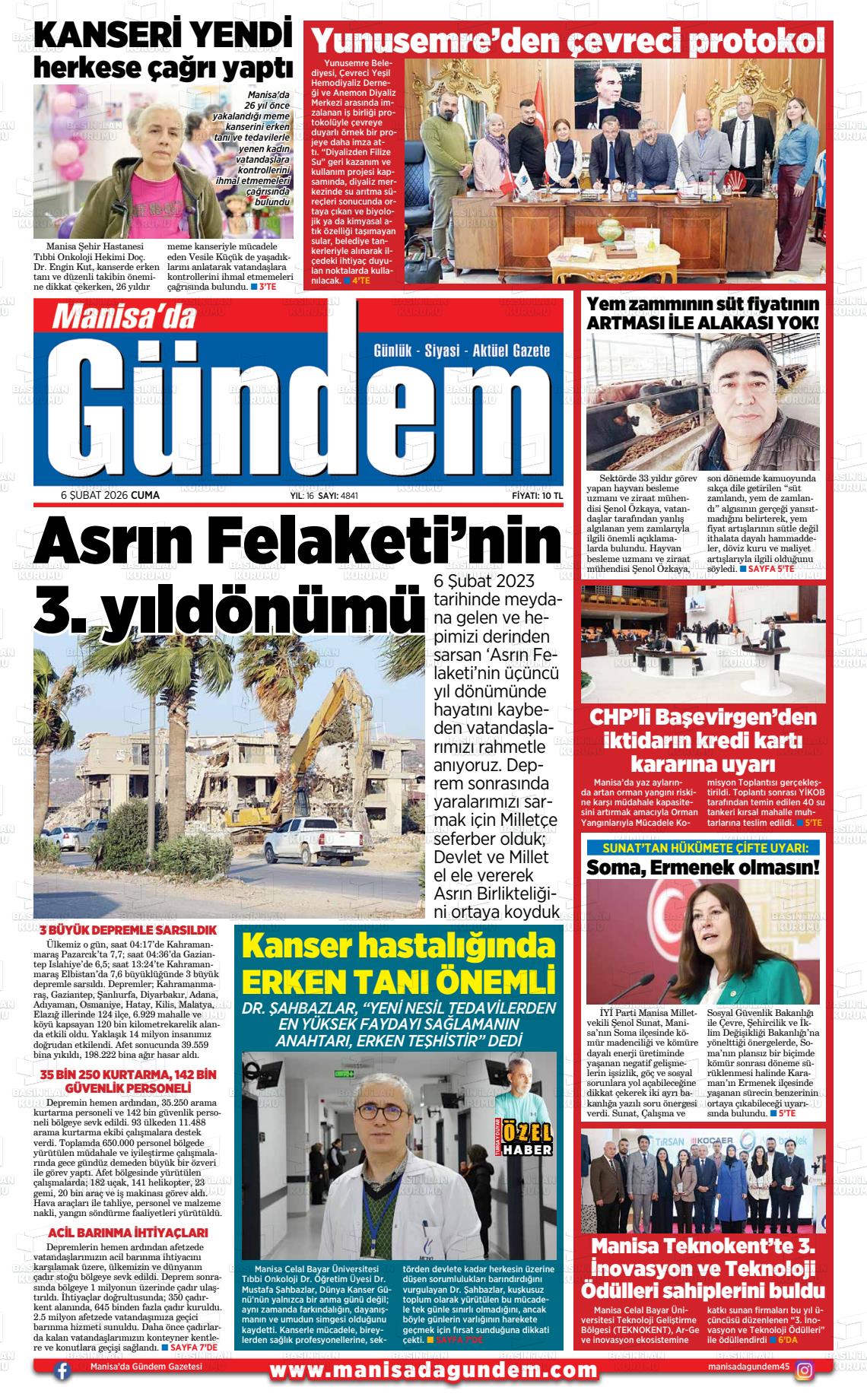 Manisa Dagundem 06.02.2026