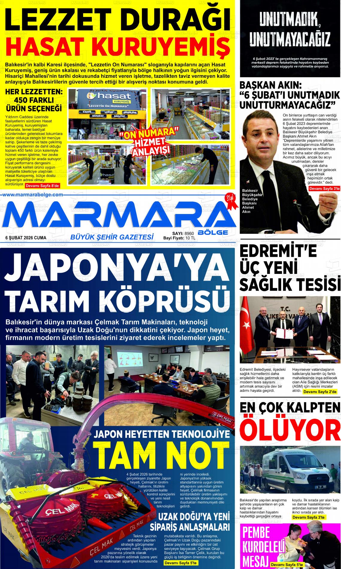 Balikesir Marmarabolge 06.02.2026