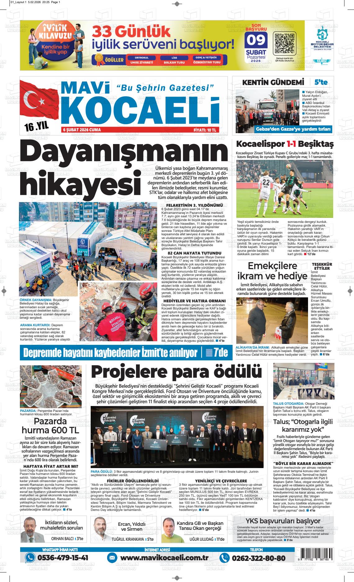 Kocaeli Mavi 06.02.2026