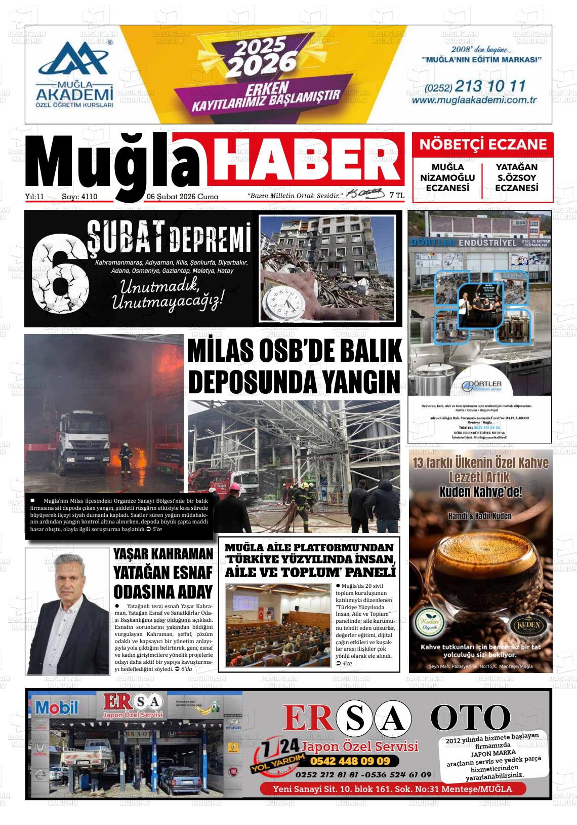 Mugla Haber 06.02.2026