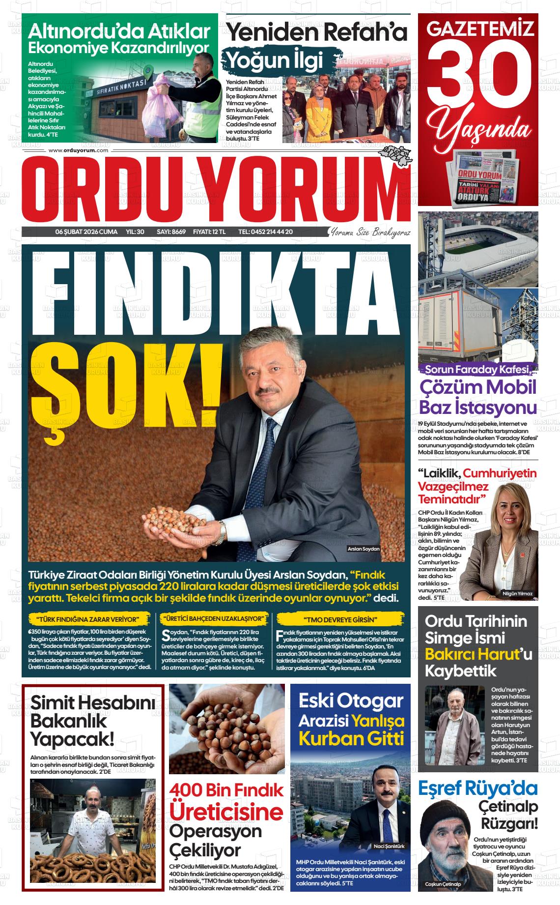 Ordu Yorum 06.02.2026