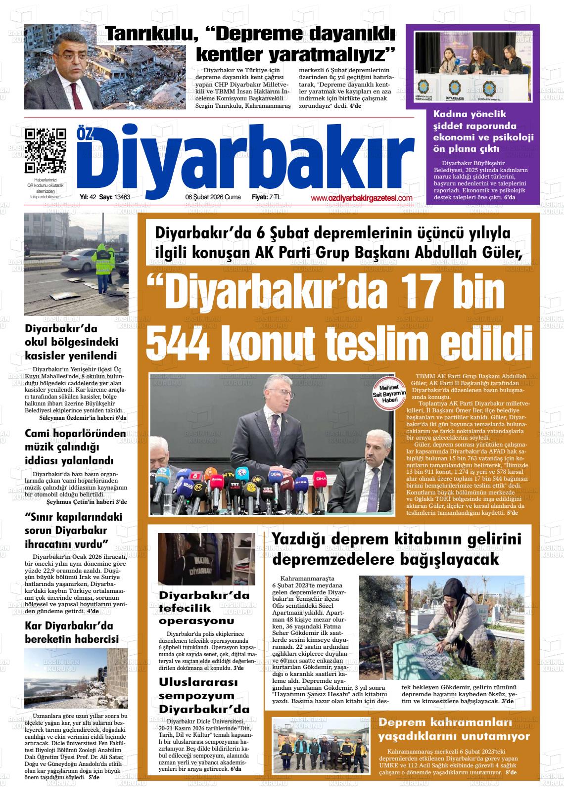 Diyarbakir Oz 06.02.2026