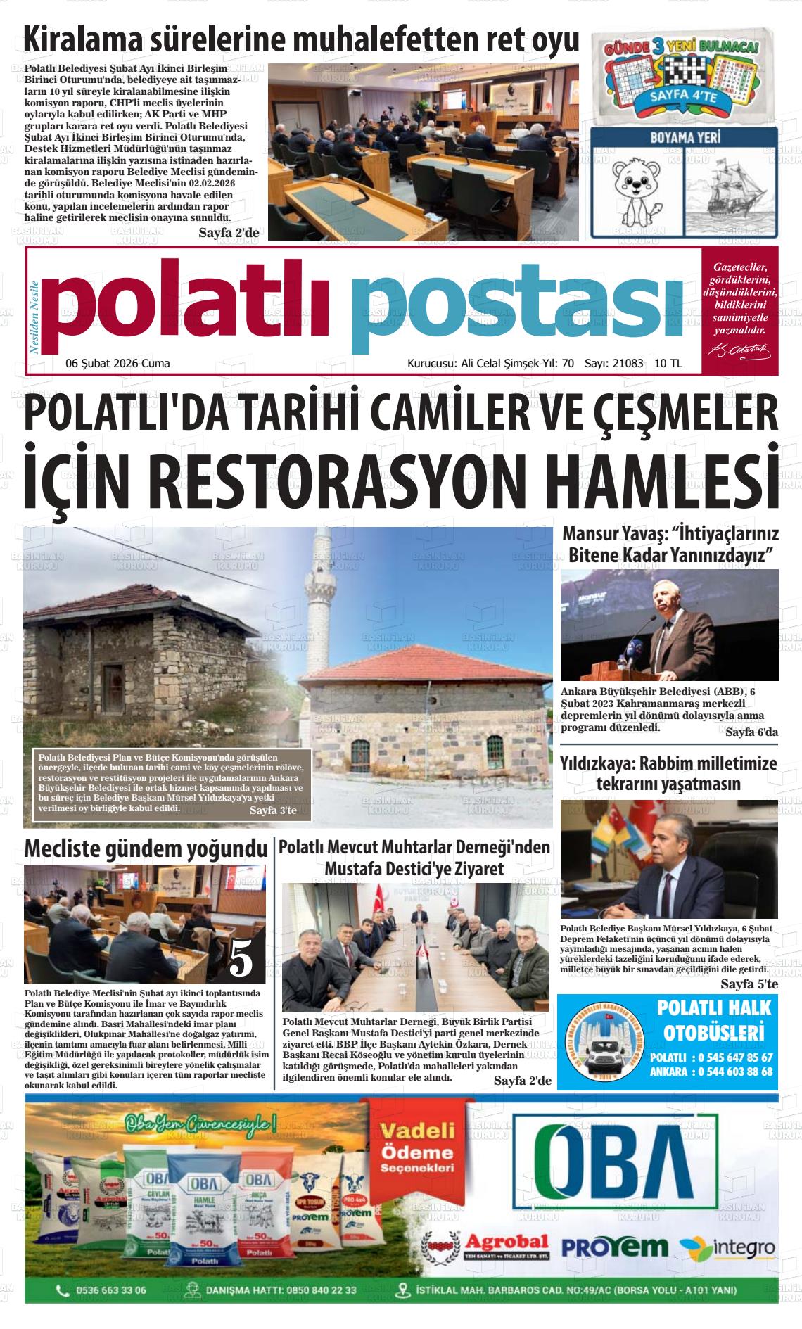 Ankara Polatlipostasi 06.02.2026