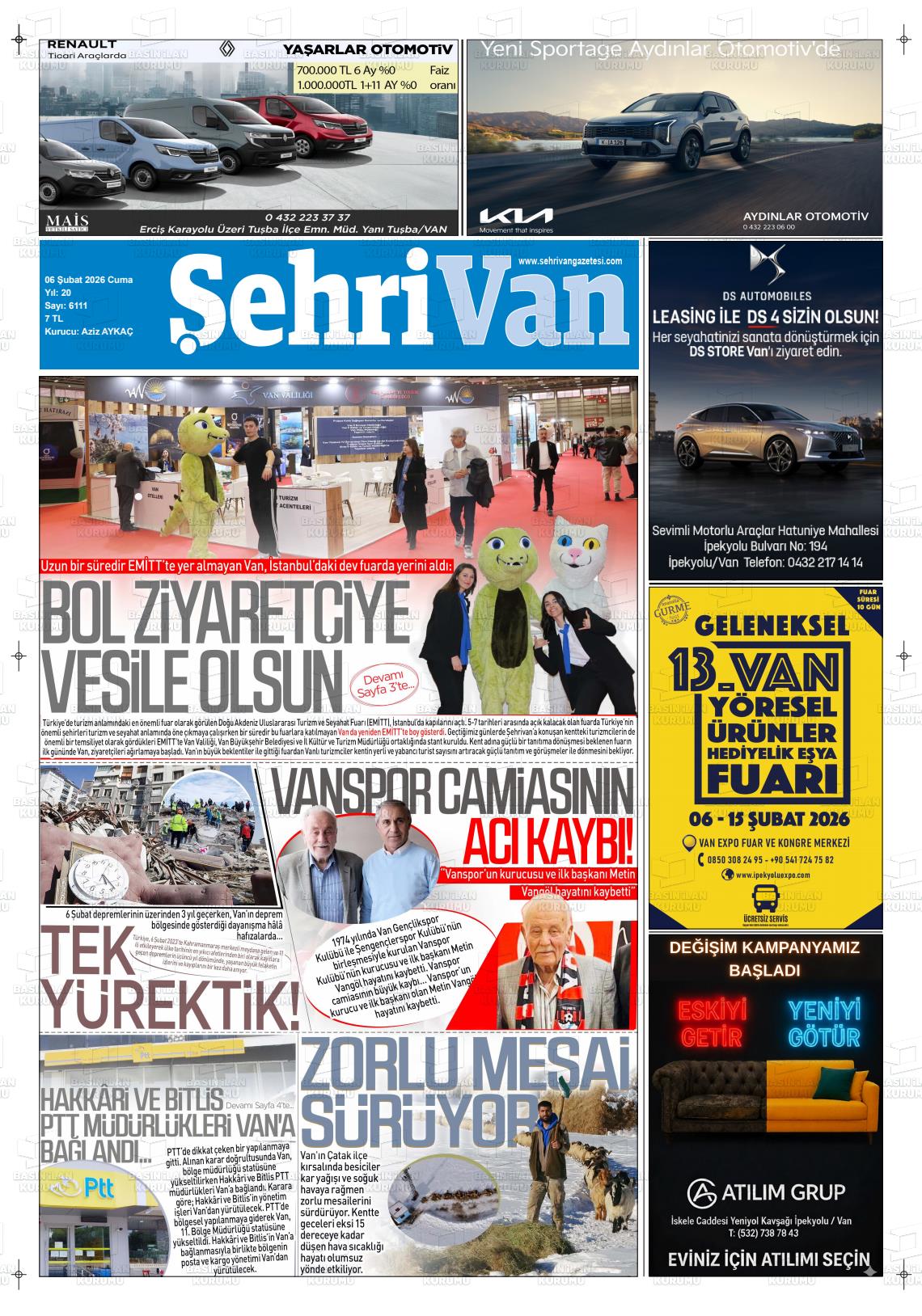 Van Sehri 06.02.2026