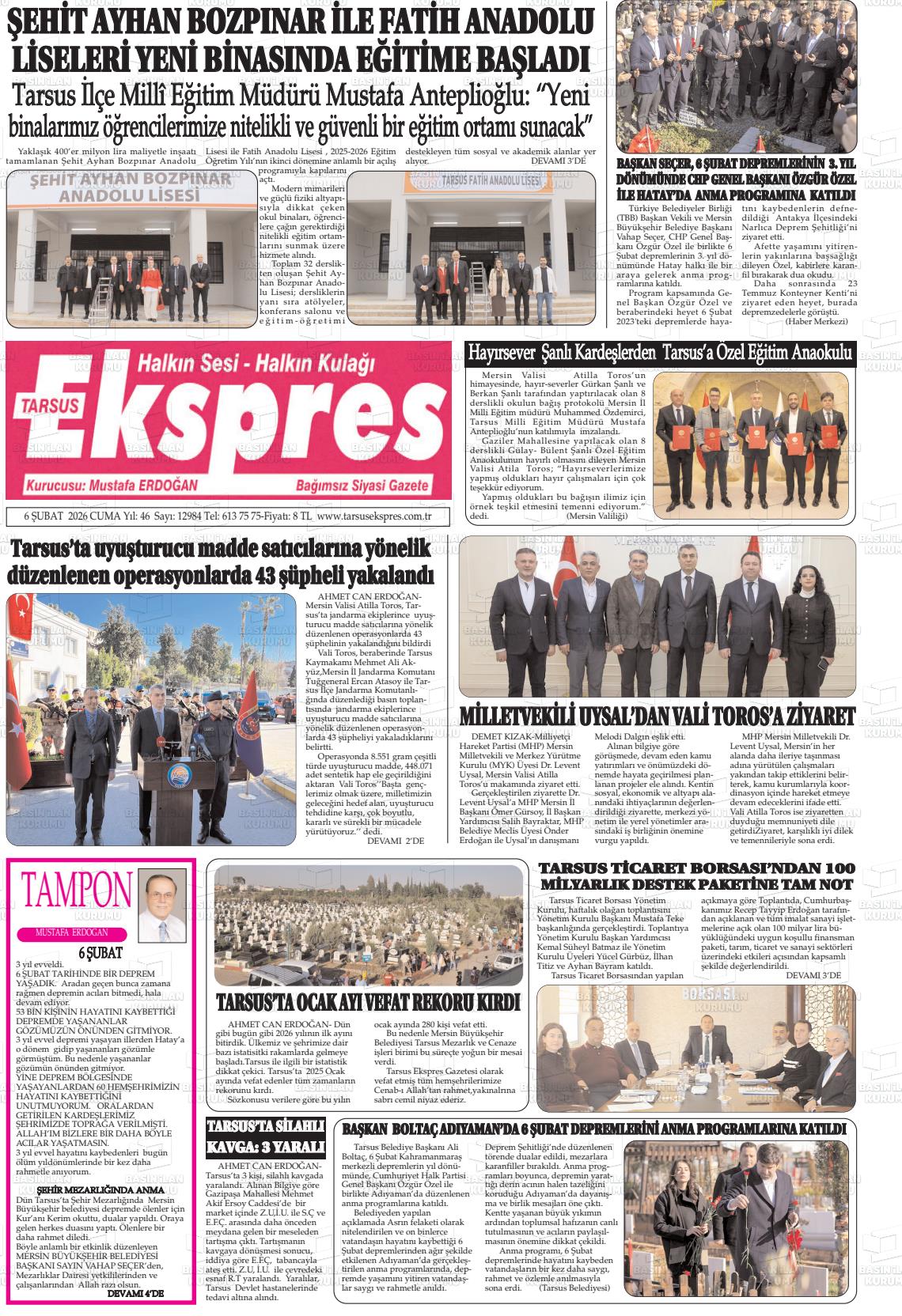 Mersin Tarsusekspres 06.02.2026