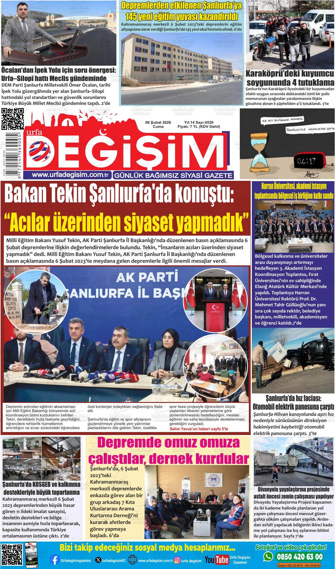 Sanliurfa Urfastar 06.02.2026