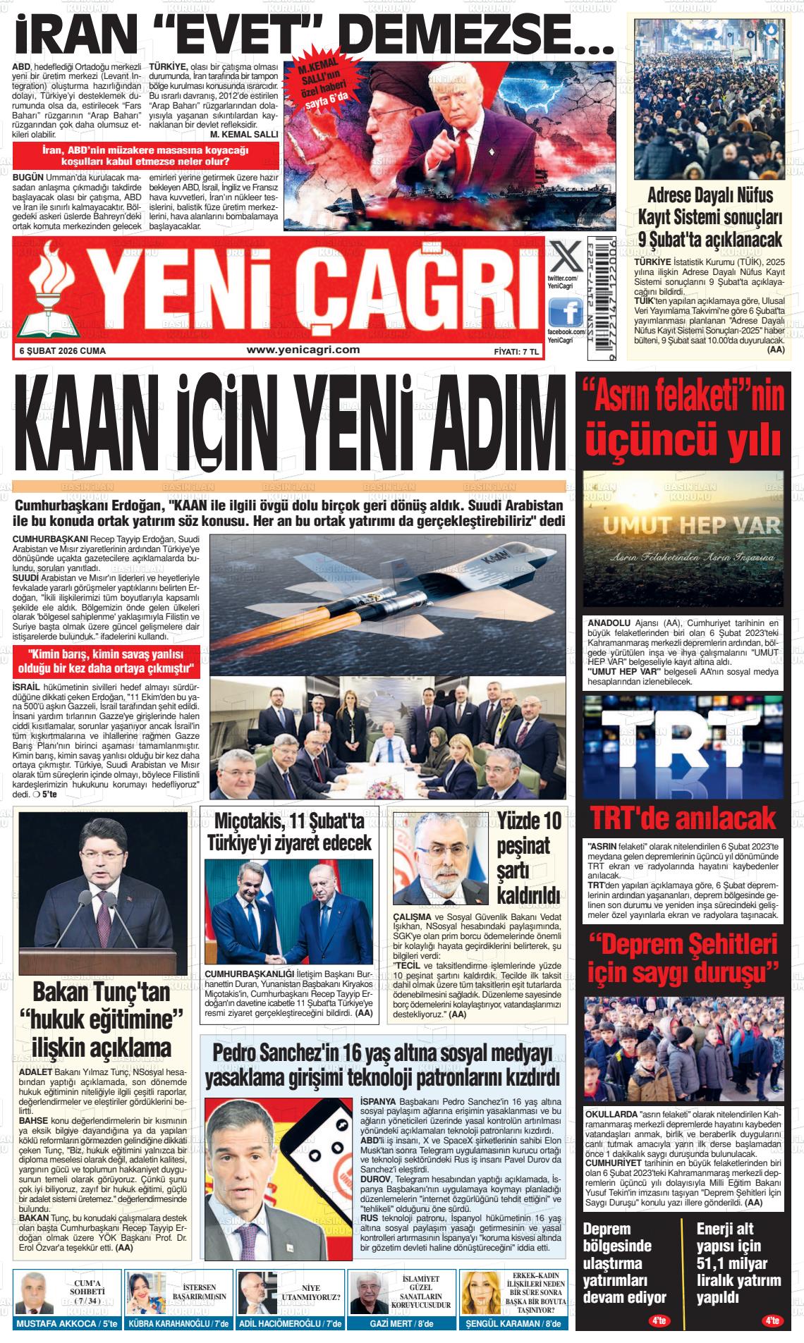Istanbul Yenicagri 06.02.2026