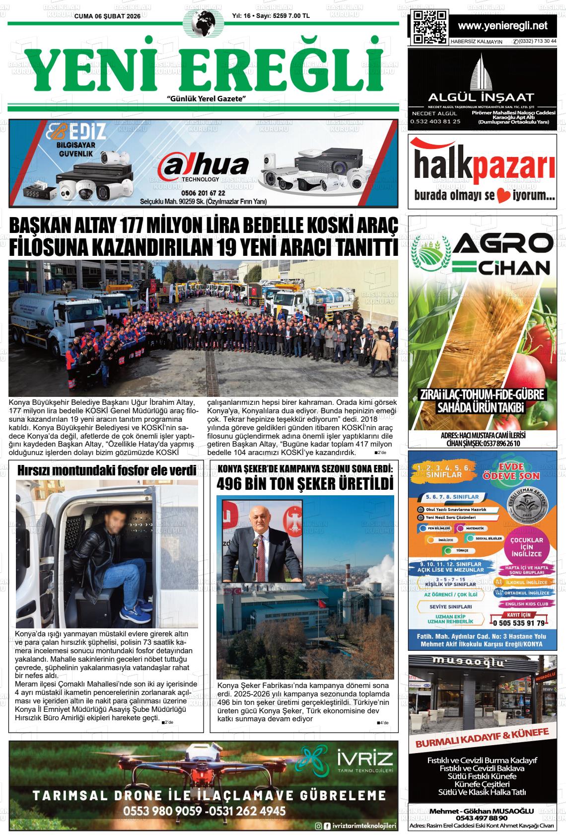 Konya Yenieregli 06.02.2026