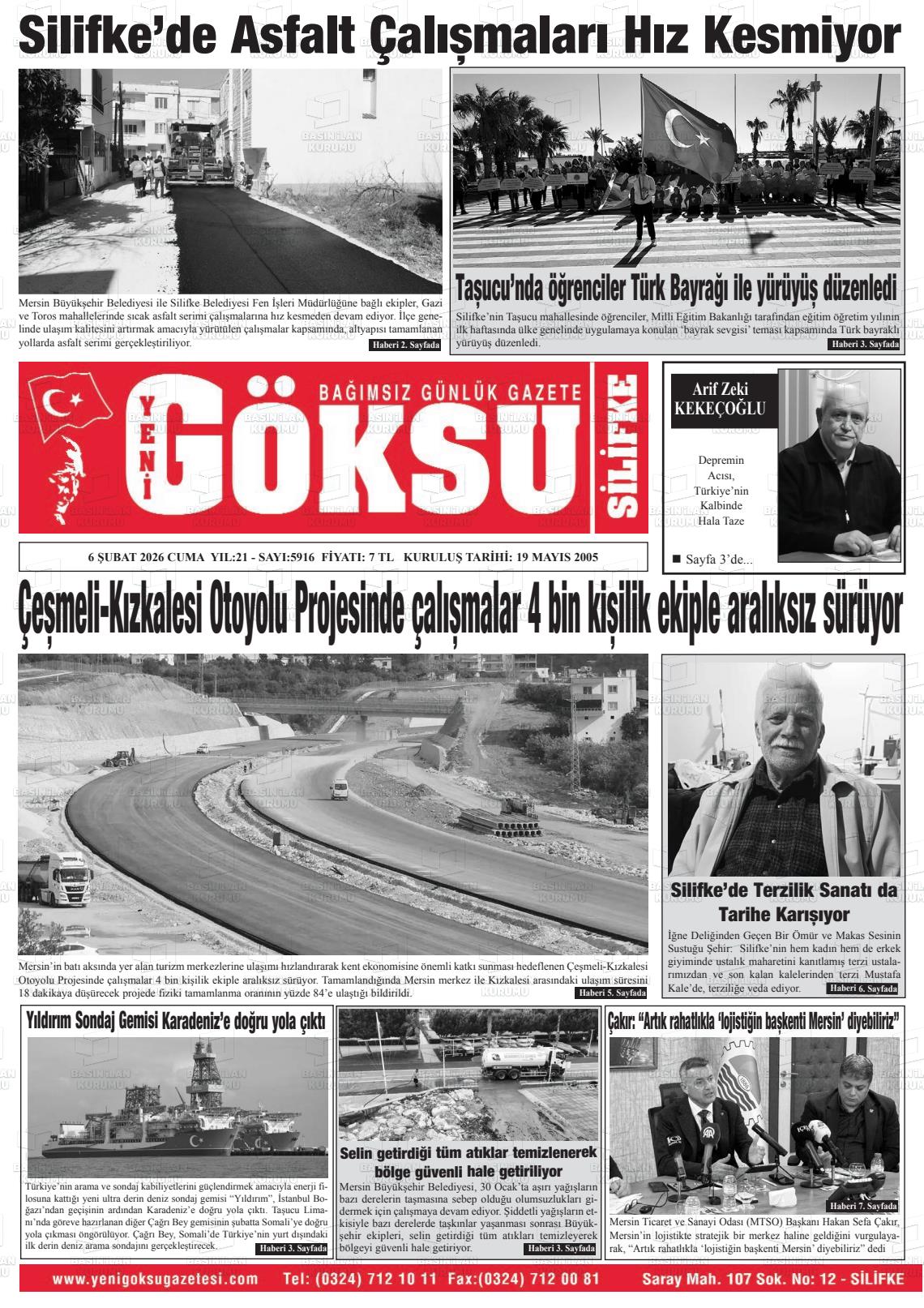 Mersin Yenigoksu 06.02.2026