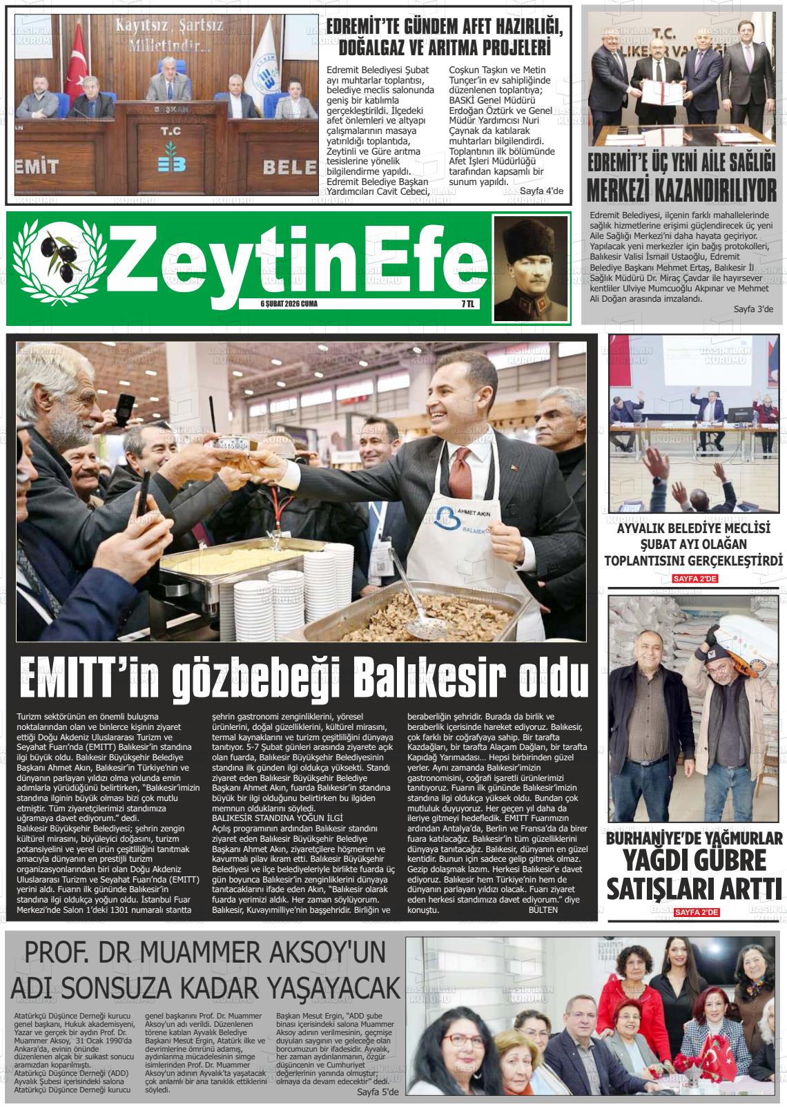 Balikesir Zeytinefe 06.02.2026