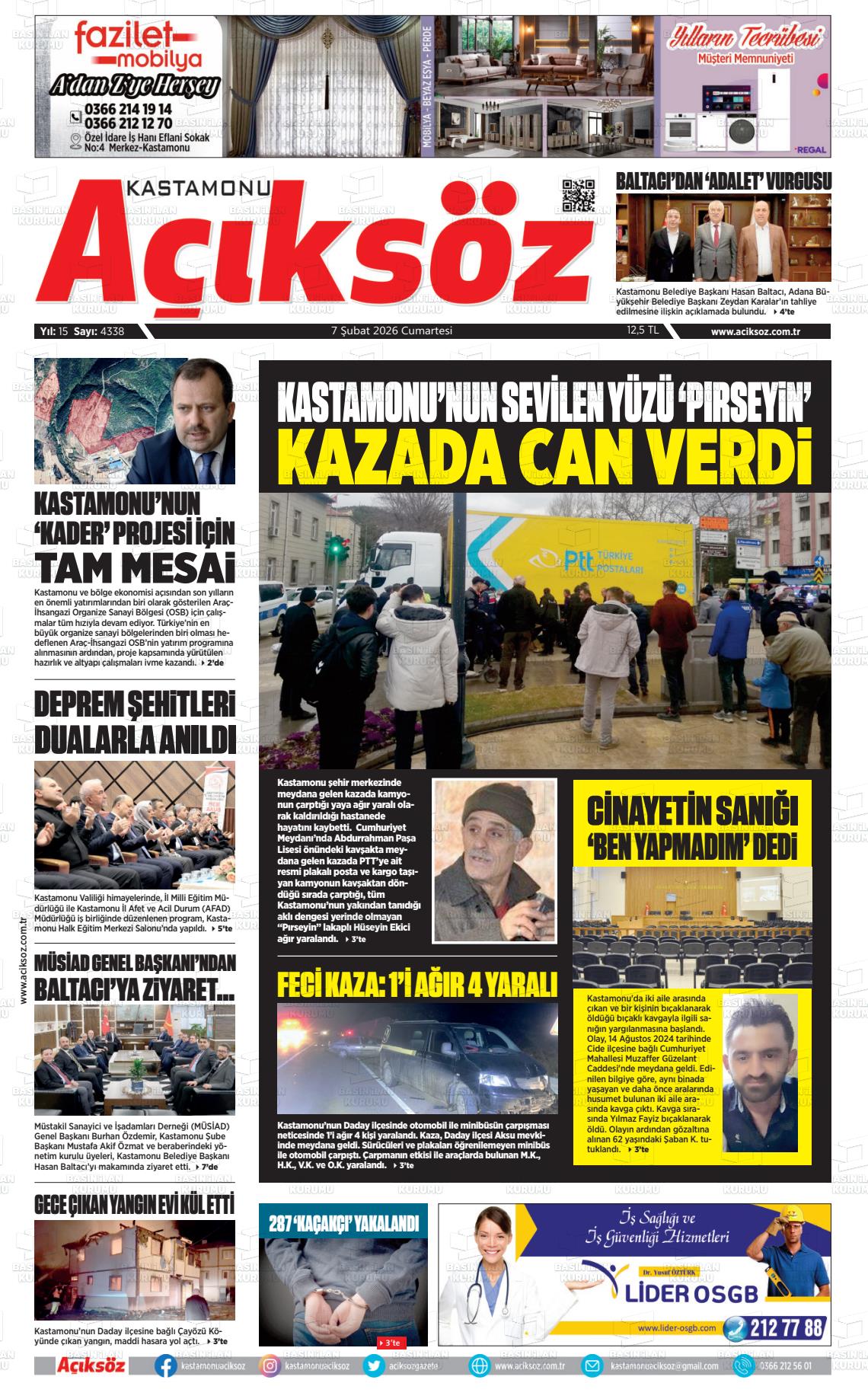 Kastamonu Aciksoz 07.02.2026