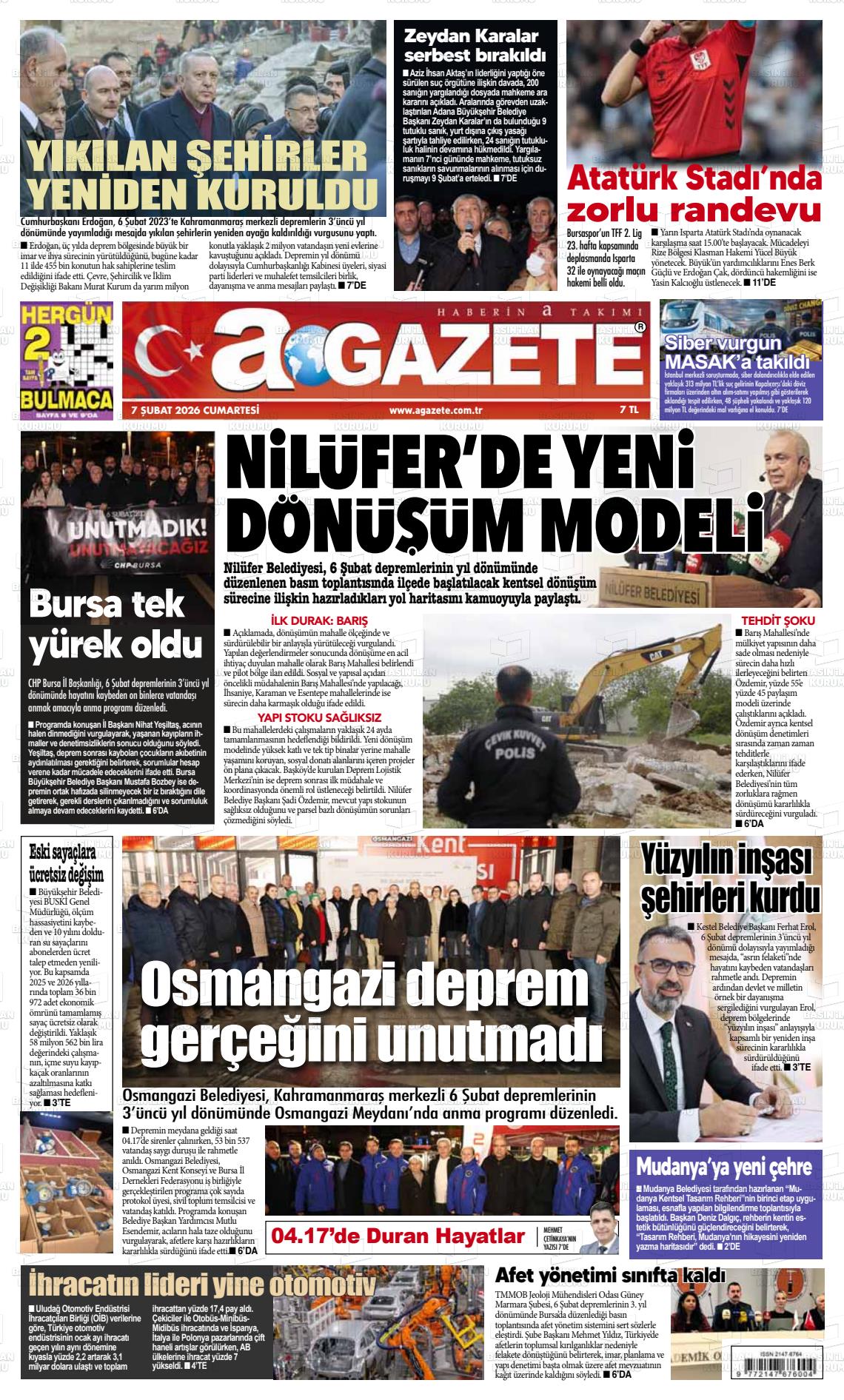 Bursa Agazete 07.02.2026