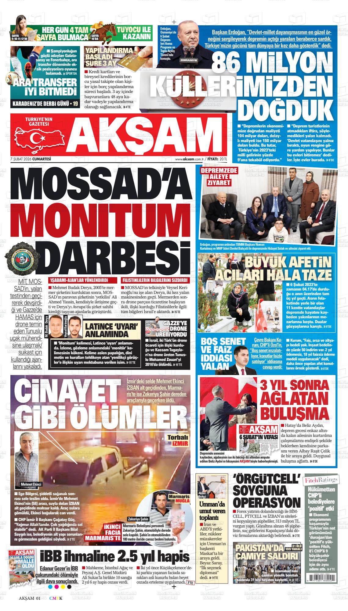 Akşam Gazetesi 07.02.2026