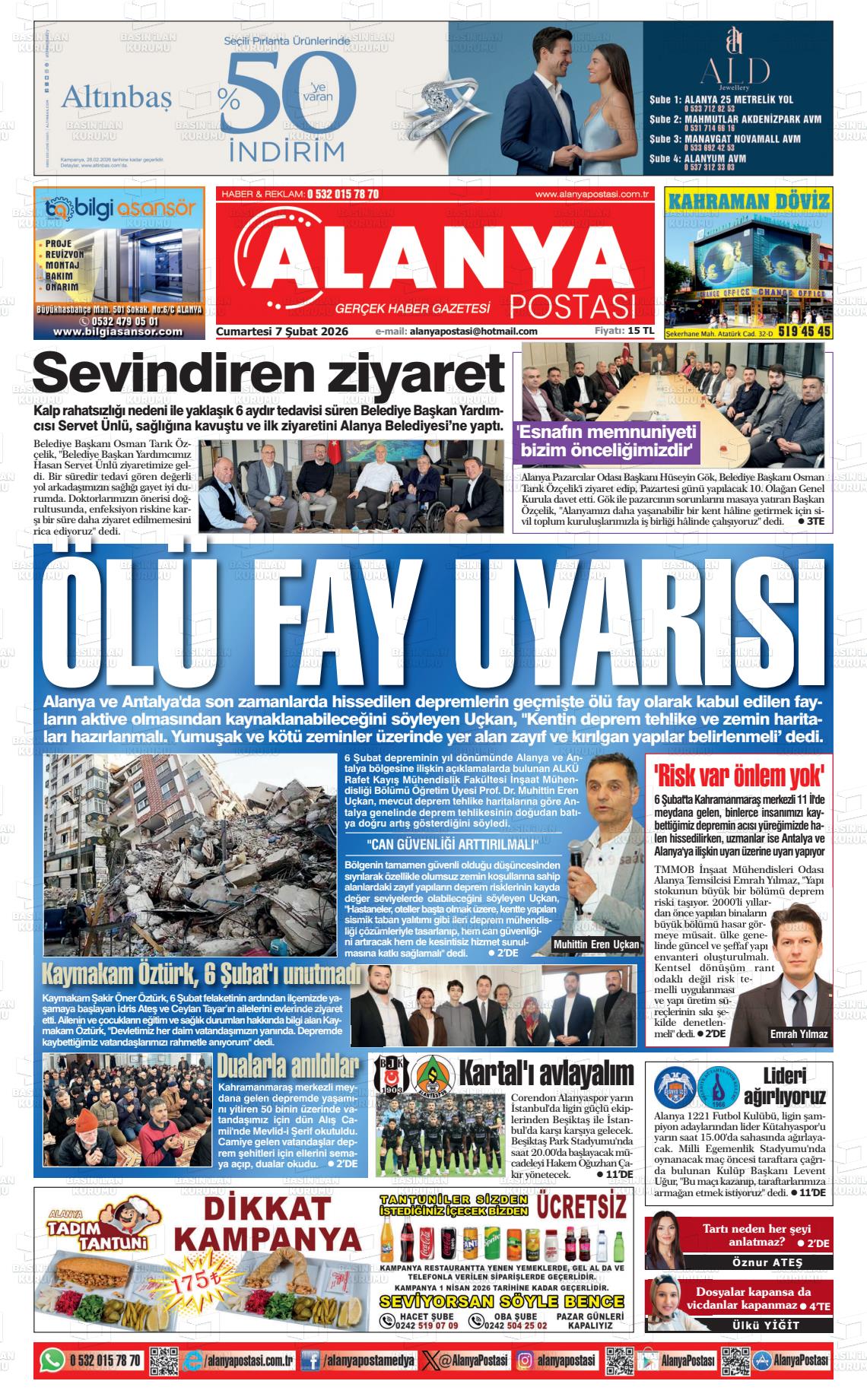 Antalya Alanyapostasi 07.02.2026