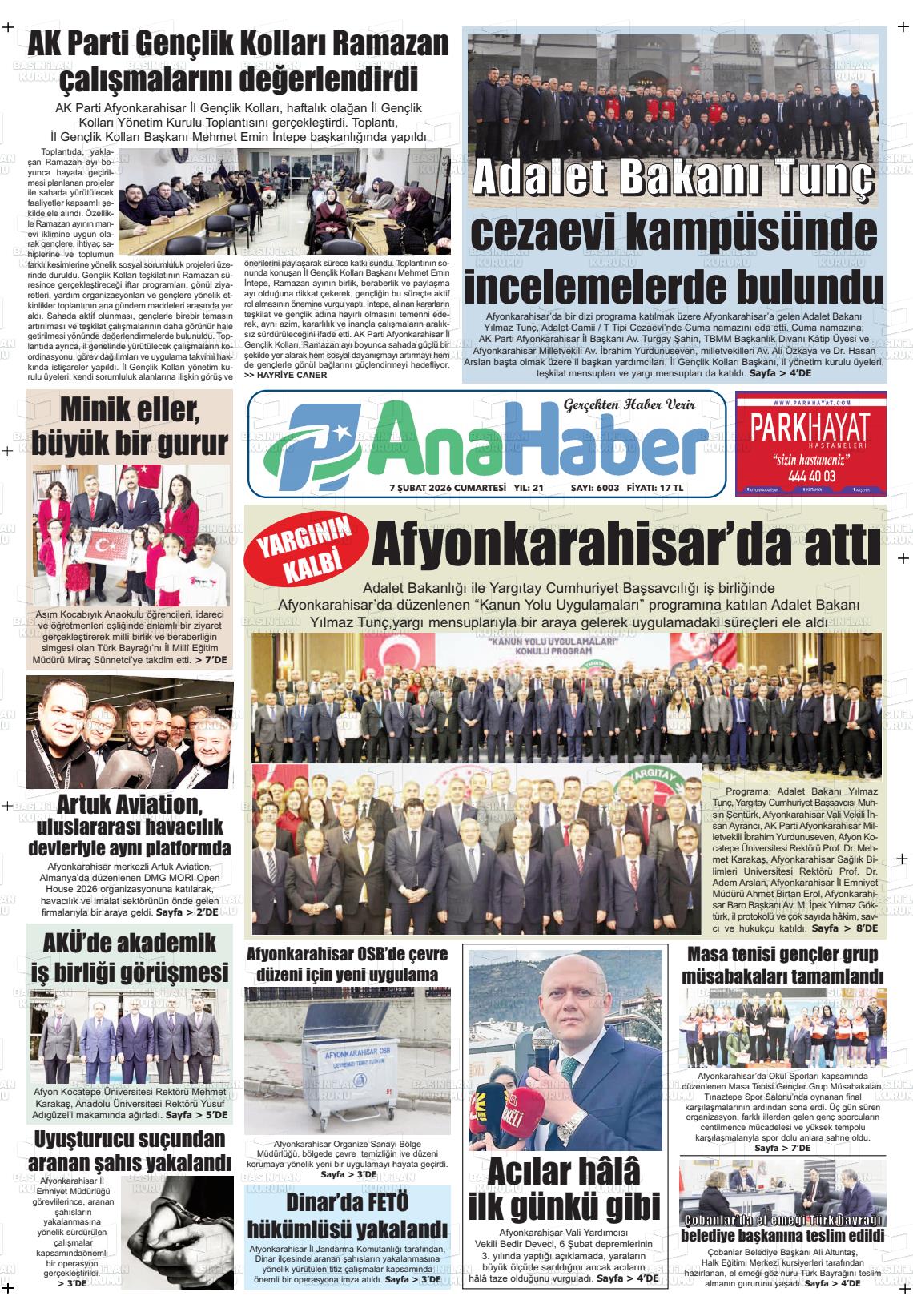 Afyonkarahisar Anahaber 07.02.2026