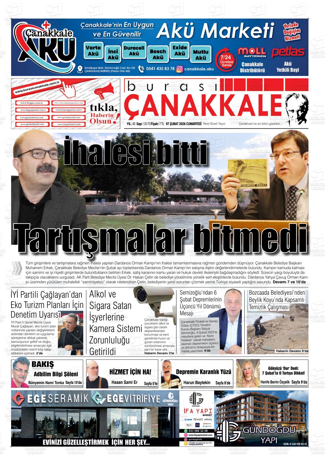 Canakkale Burasi 07.02.2026