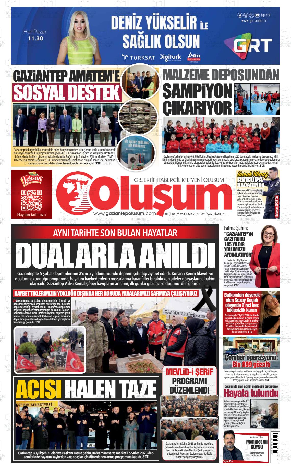Gaziantep Olusum 07.02.2026