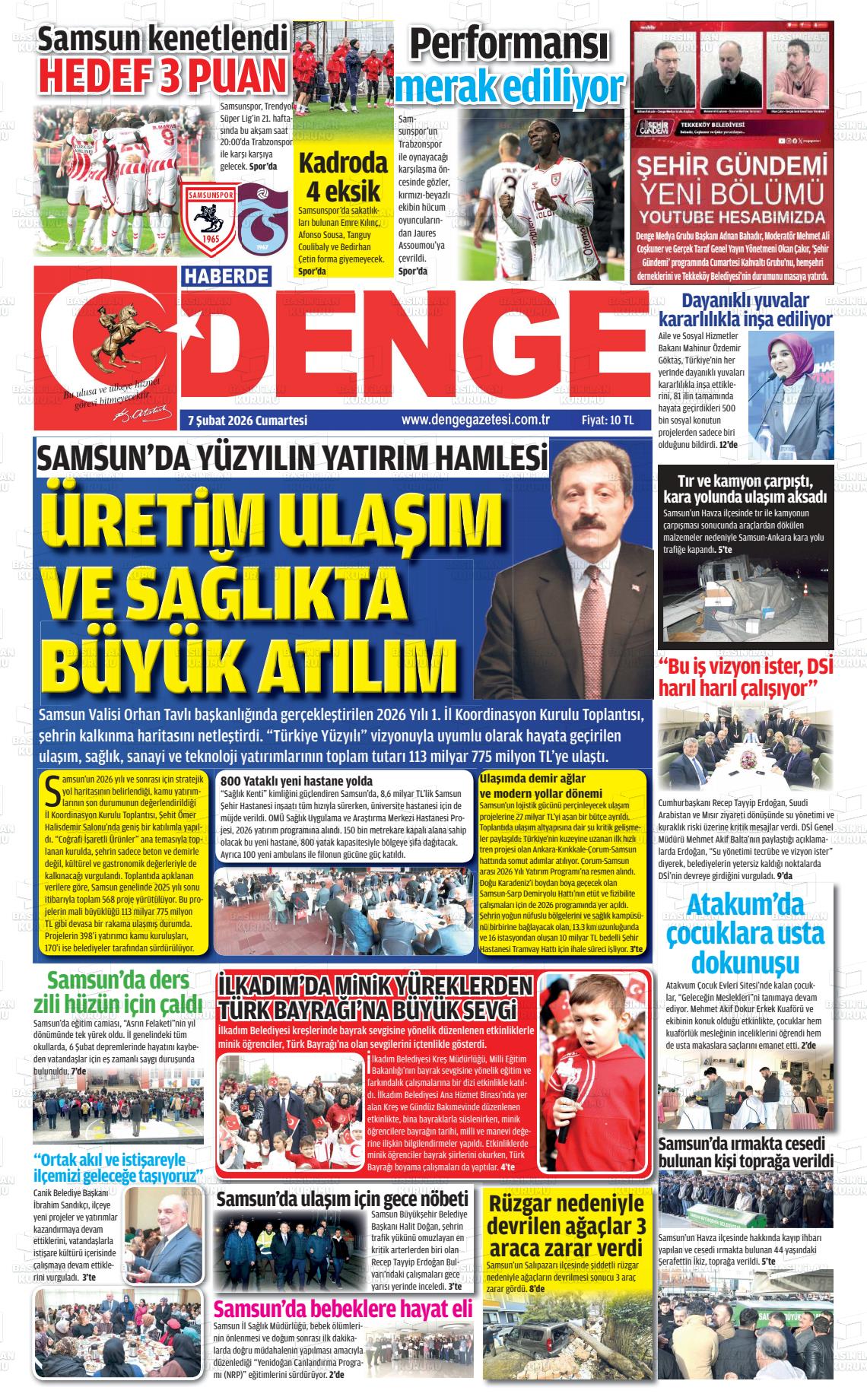 Samsun Haberdedenge 07.02.2026