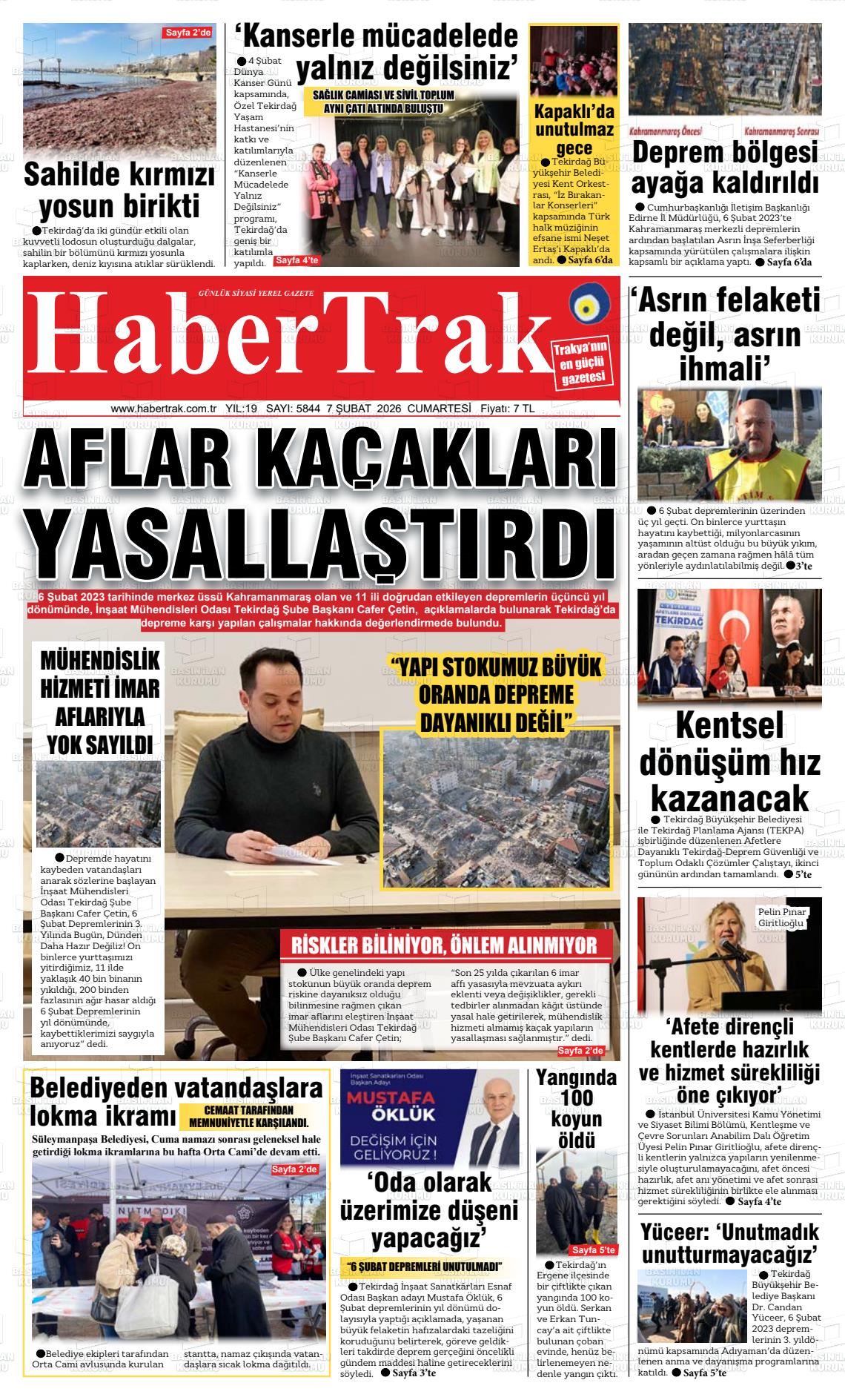 Tekirdag Habertrak 07.02.2026