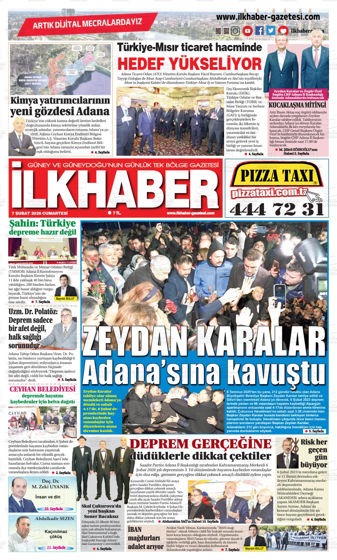 Adana Ilkhaber 07.02.2026