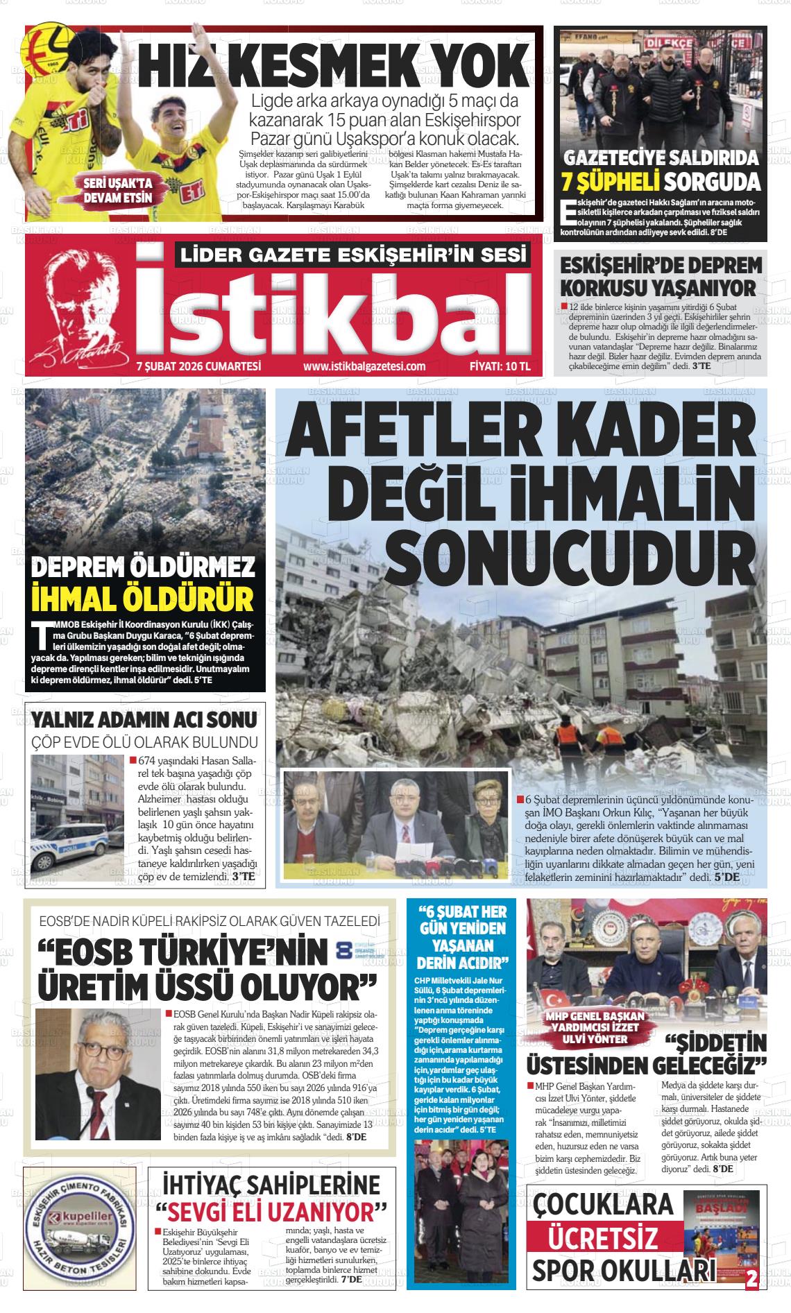 Eskisehir Istikbal 07.02.2026