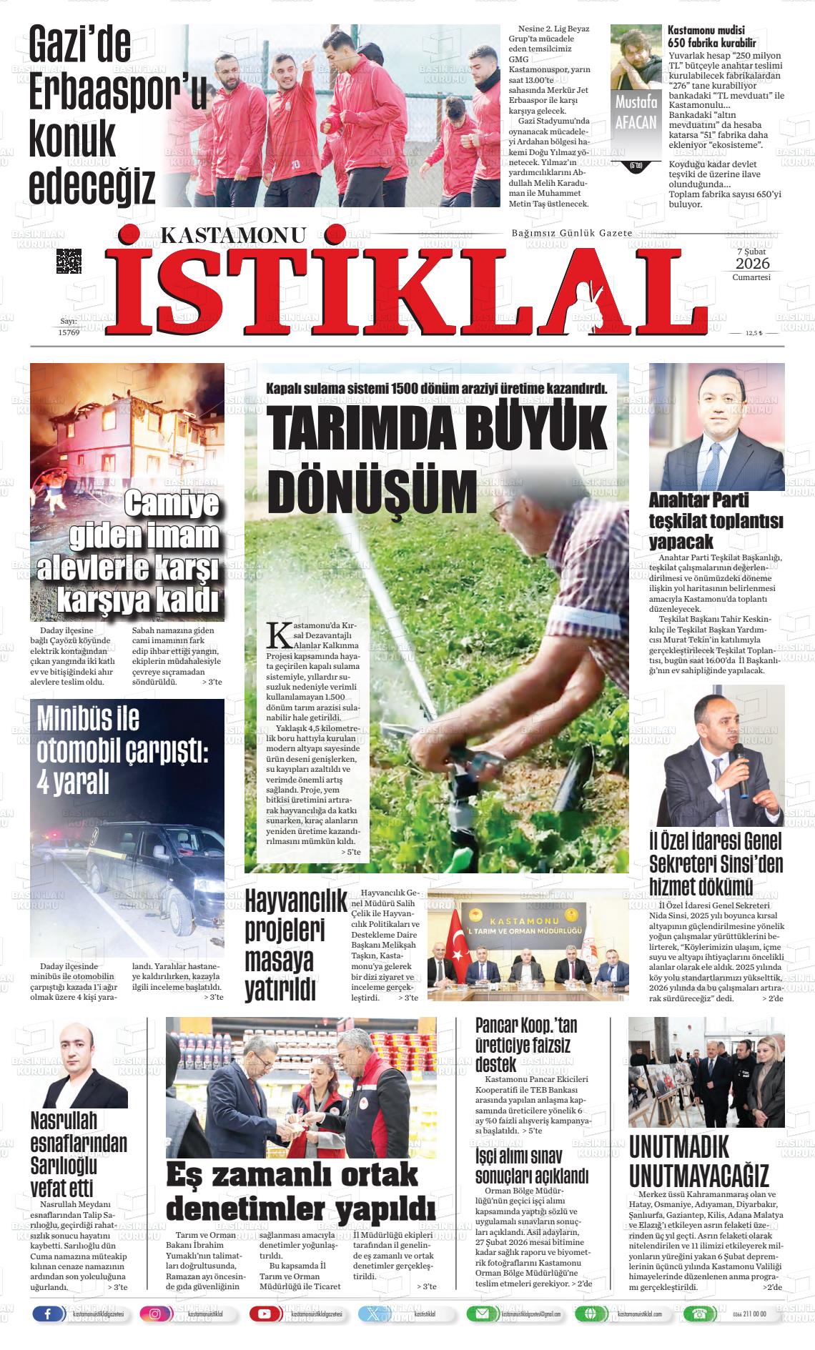 Kastamonu 07.02.2026