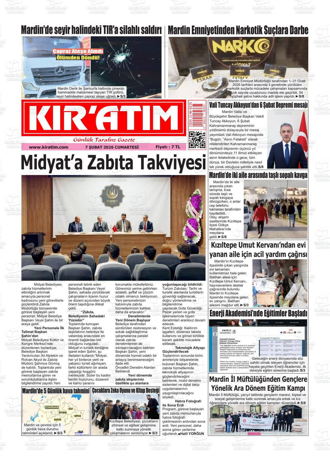 Mardin Kiratim 07.02.2026