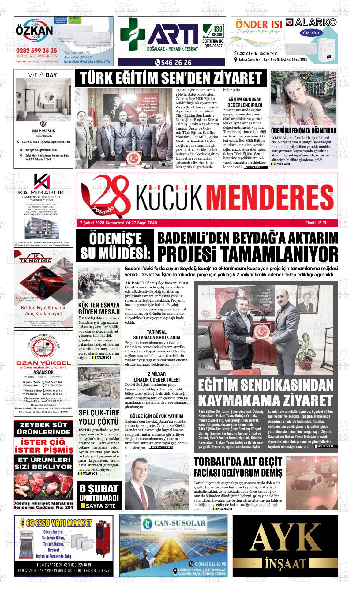 Izmir Kucukmenderes 07.02.2026