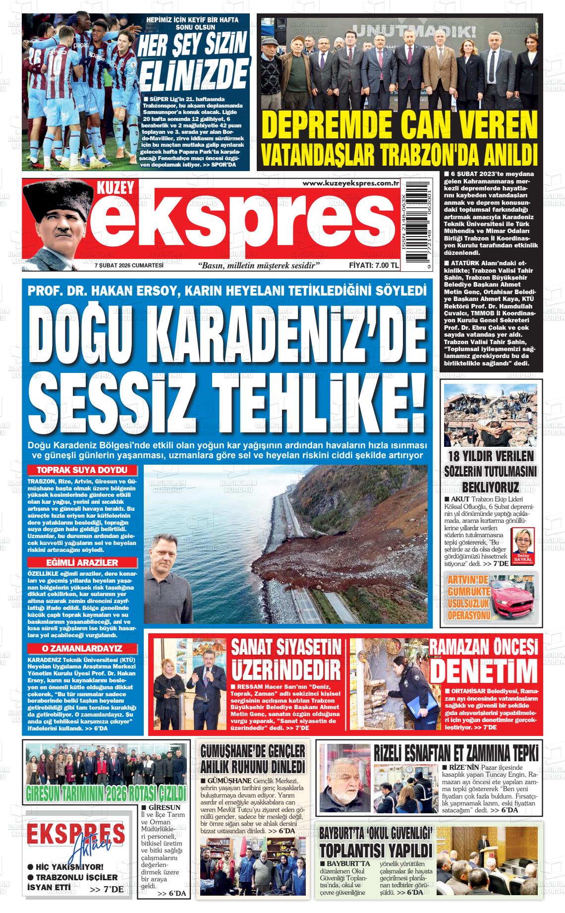 Trabzon Kuzeyekspres 07.02.2026