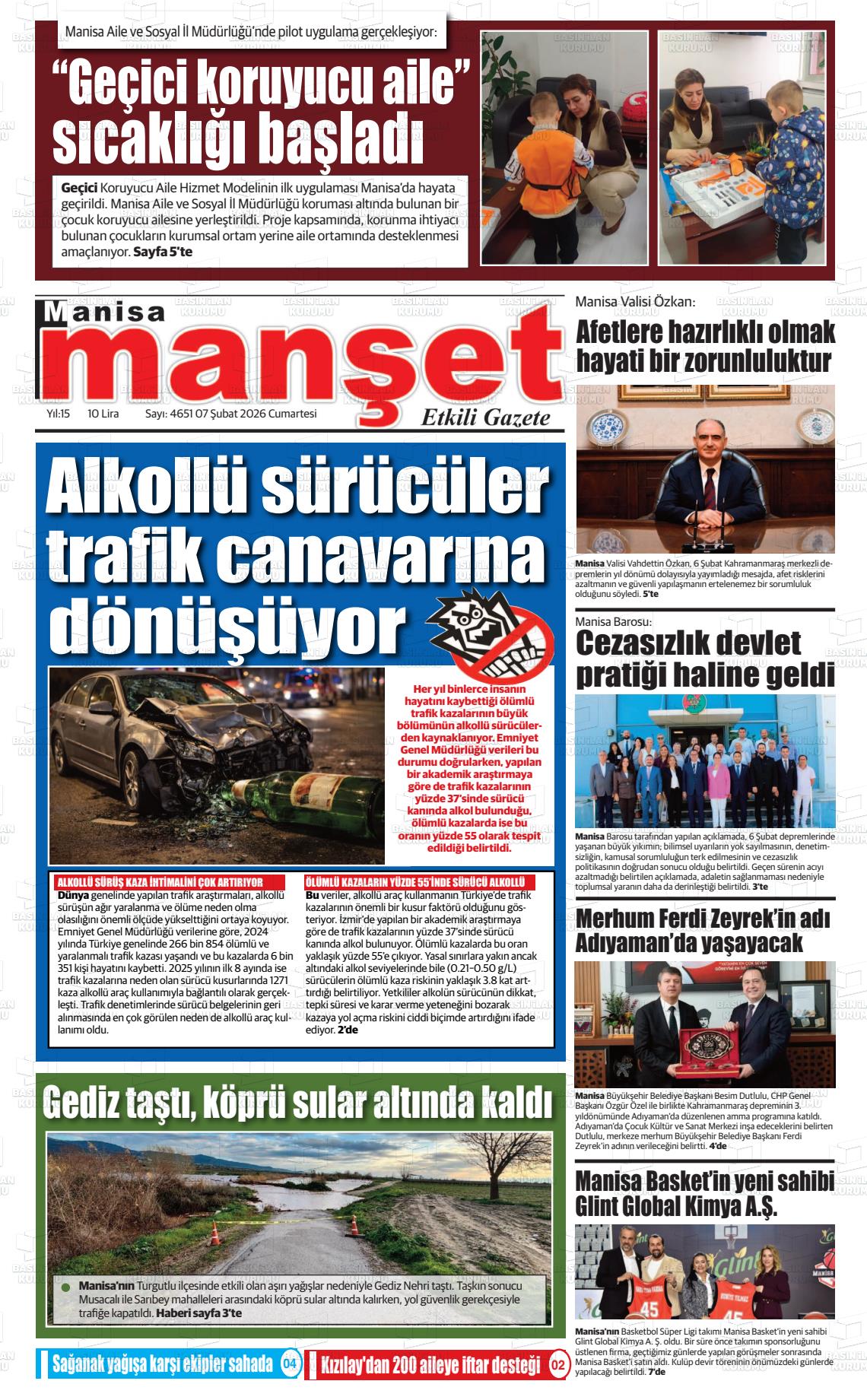 Manisa Manset 07.02.2026
